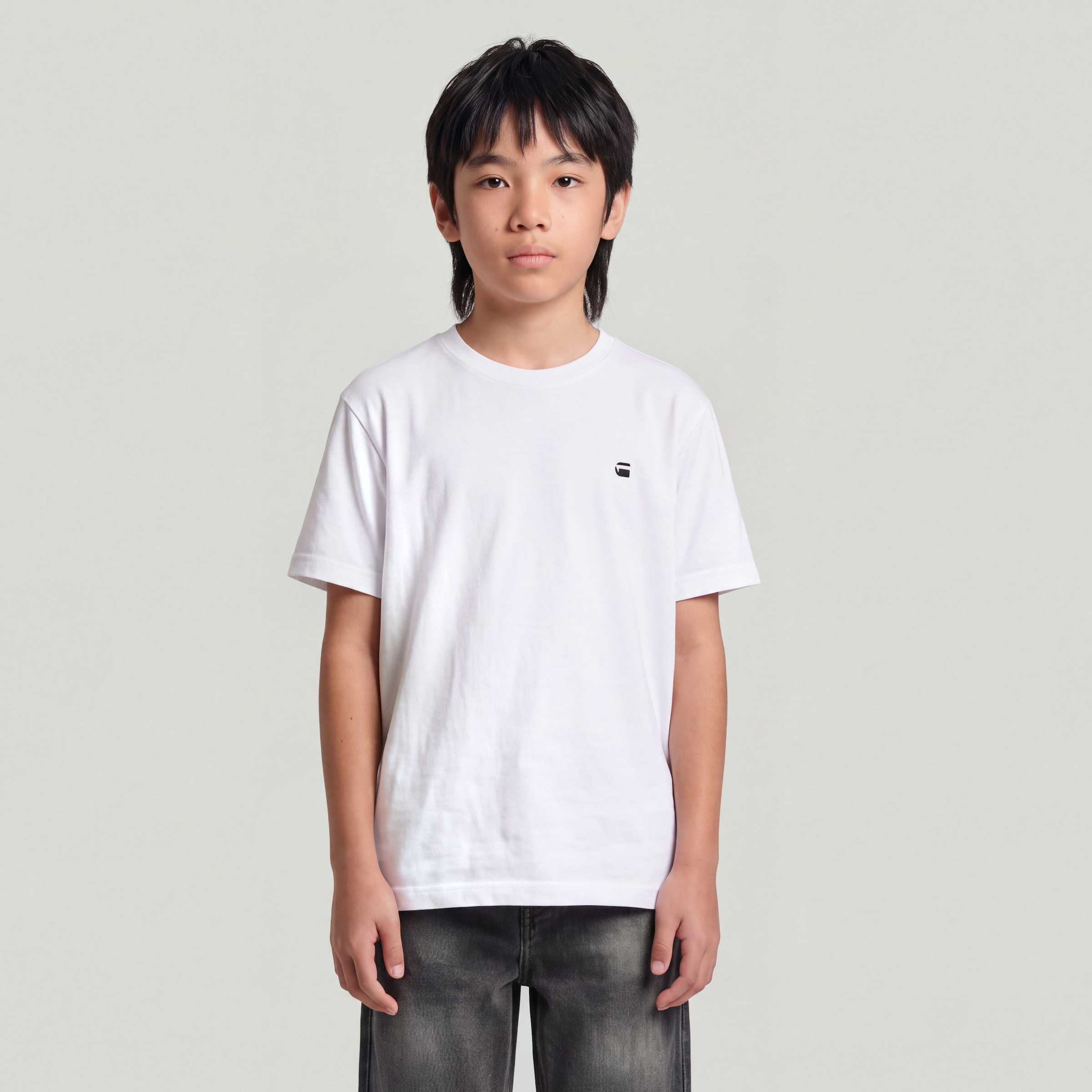 Image of G-STAR T-Shirt "KIDS, T-Shirt ss regular 2PK" Packung, 2 mit kleinem Logoprint, Baumwolle