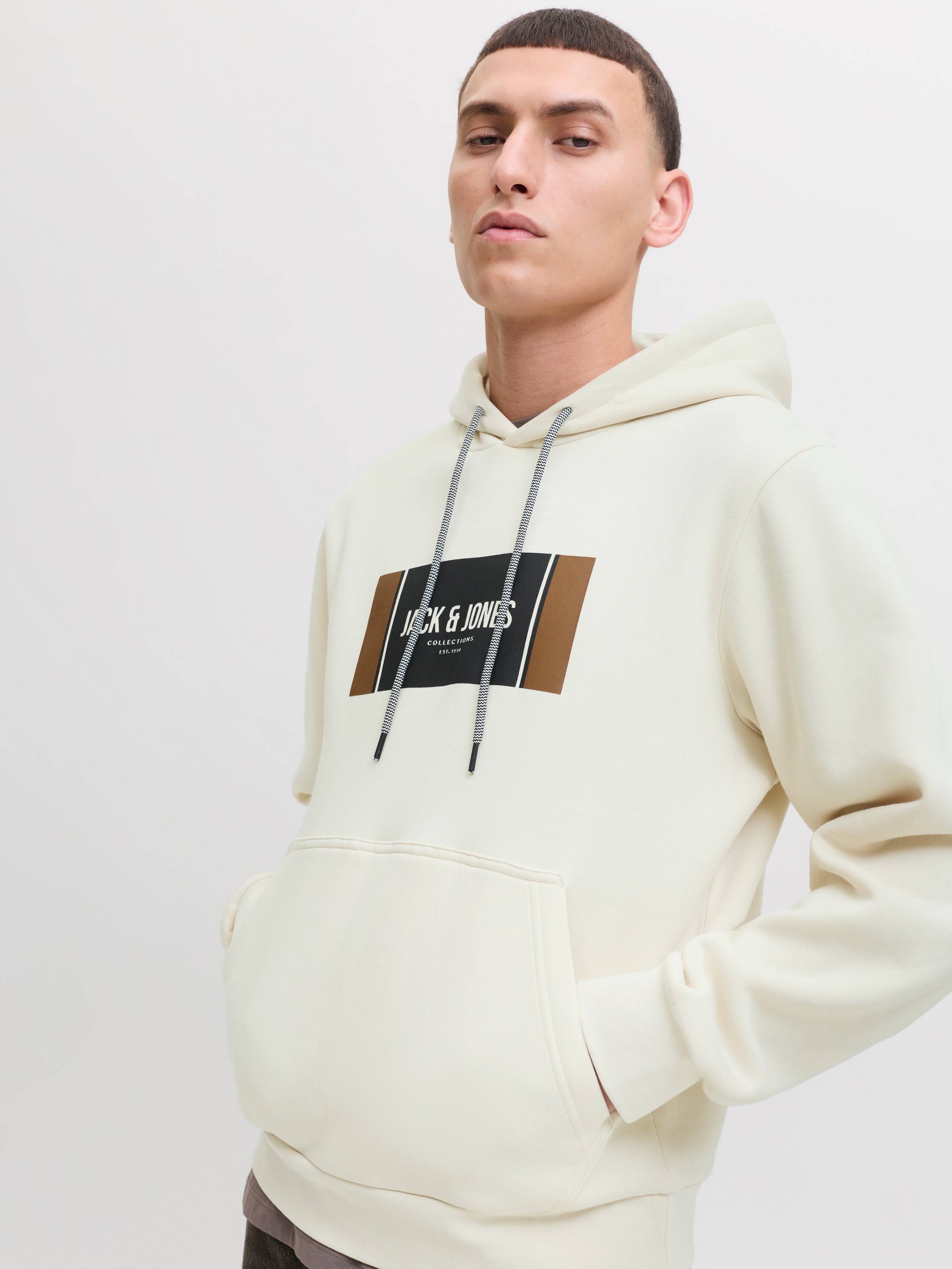 Jack & Jones Kapuzensweatshirt »JJHAYATO SWEAT HOOD BTS«
