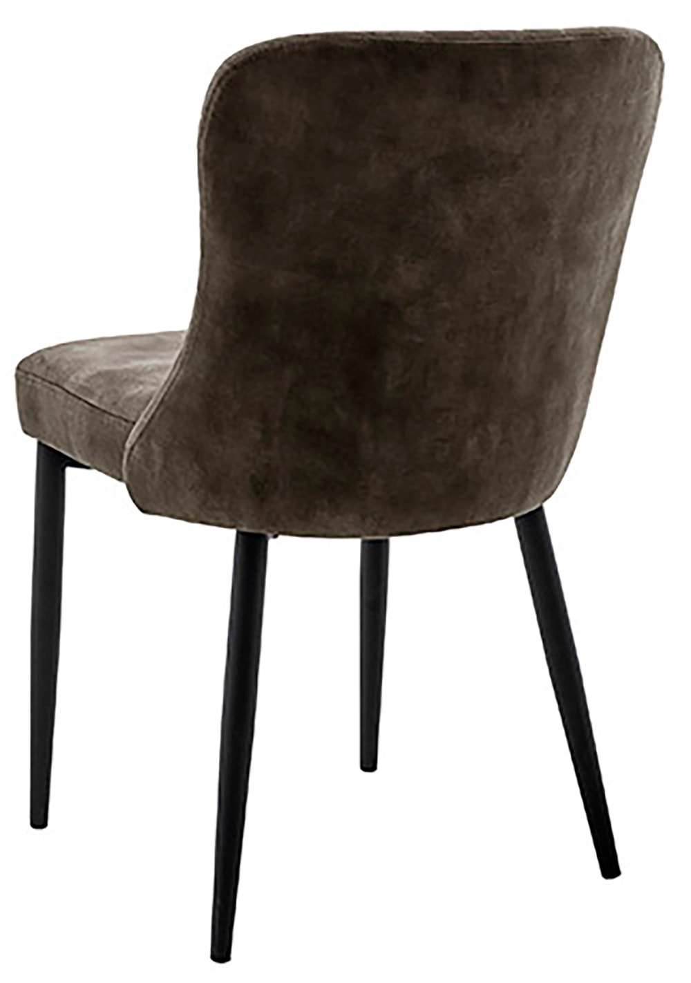 MCA furniture 4-Fussstuhl »ABOSHI Esszimmerstuhl (4er Set)«, (Set), 4 St., Veloursstoff, Taschenfederkern, Metall schwarz,Vintage-Veloursoptik,belastbar 120 kg