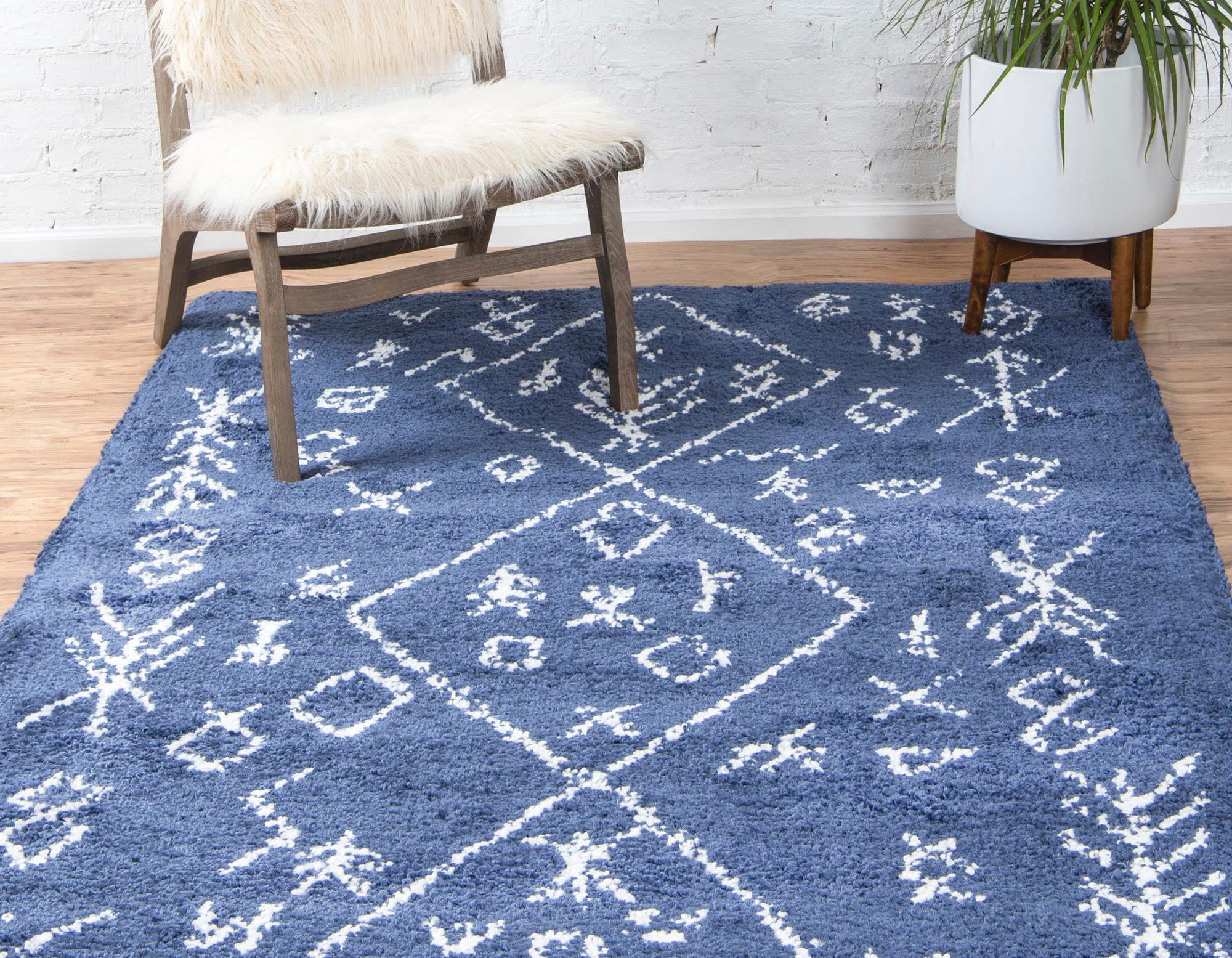 Myflair Möbel & Accessoires Hochflor-Teppich »Temara Shag, LAGERRÄUMUNG!« rechteckig 51 mm Höhe gewebt, Scandi Design, ideal im Wohnzimmer & Schlafzimmer