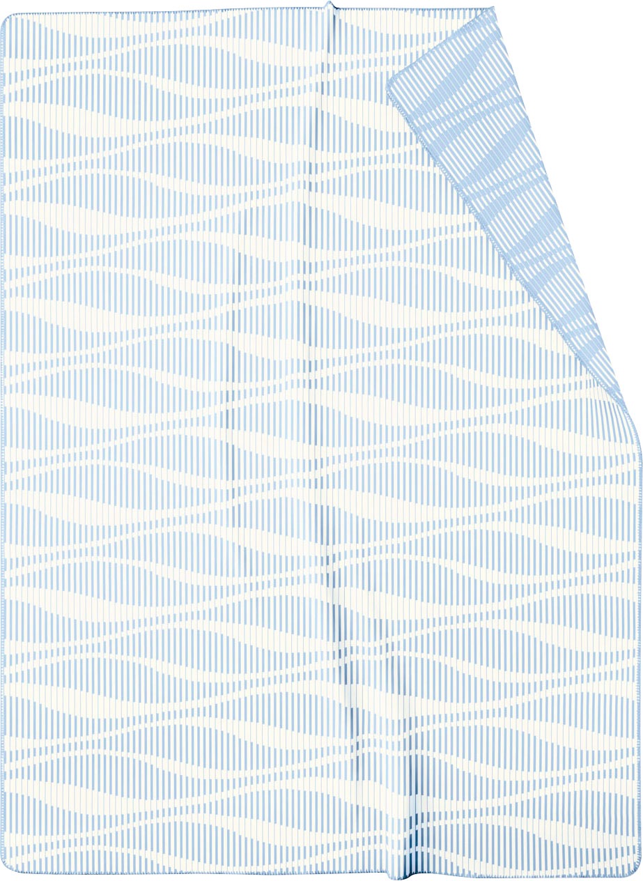 Image of BIEDERLACK Wohndecke »Surf«, mit maritimen Wellenmuster, Kuscheldecke bei Ackermann Versand Schweiz