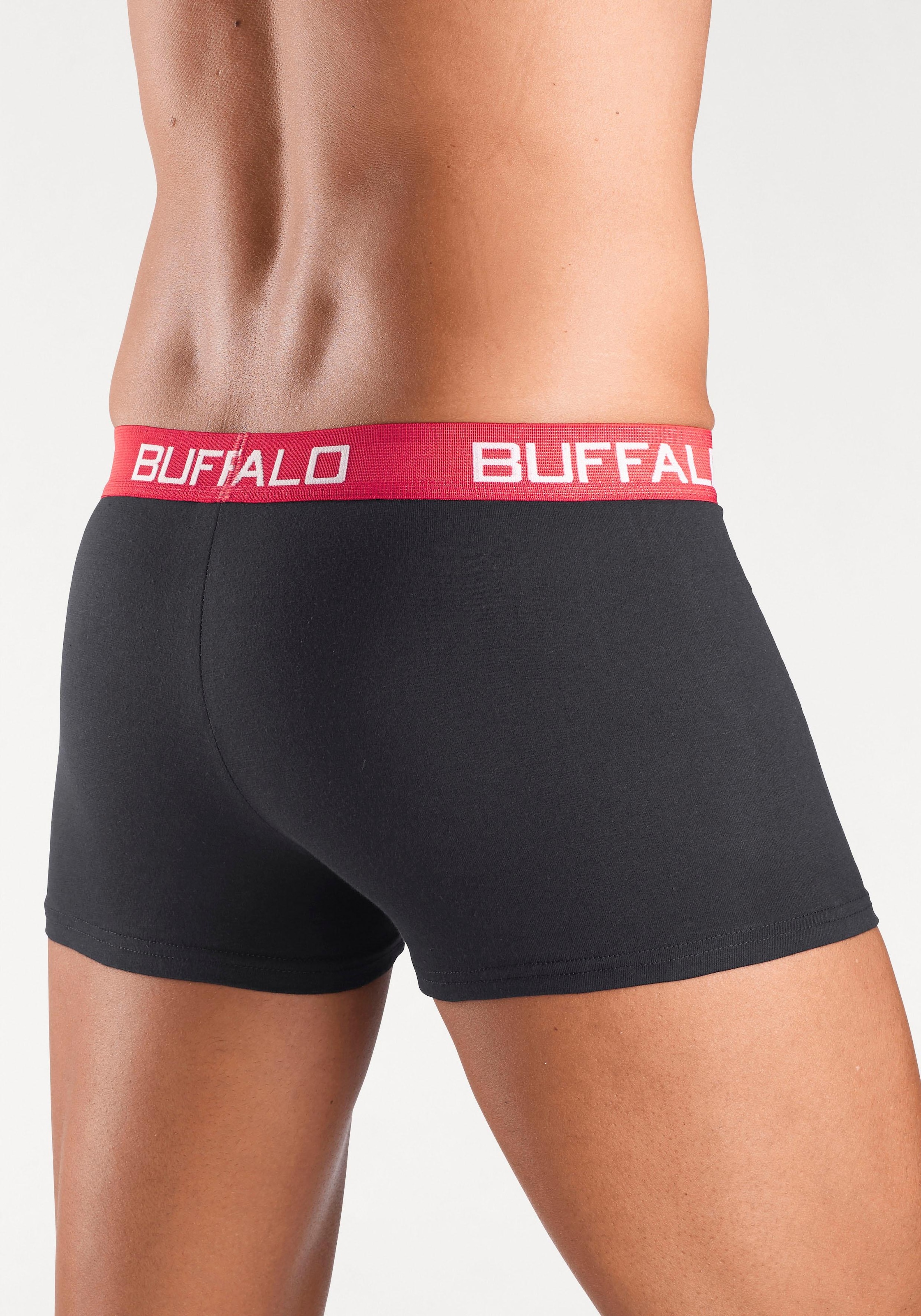 Buffalo Boxer »Boxershorts für Herren« Packung, 4 Stk. aus Baumwoll-Mix