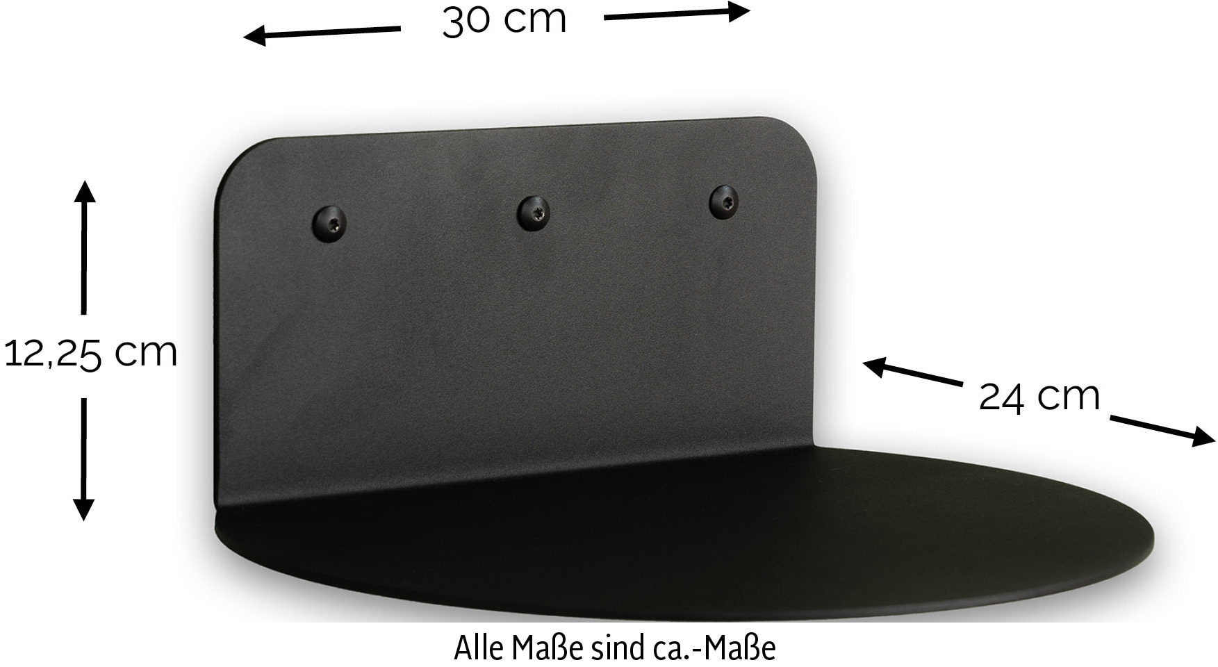 Spinder Design Wandregal »FLEX« 1 Stk. tlg. Multifunktionales Wandregal aus Stahl