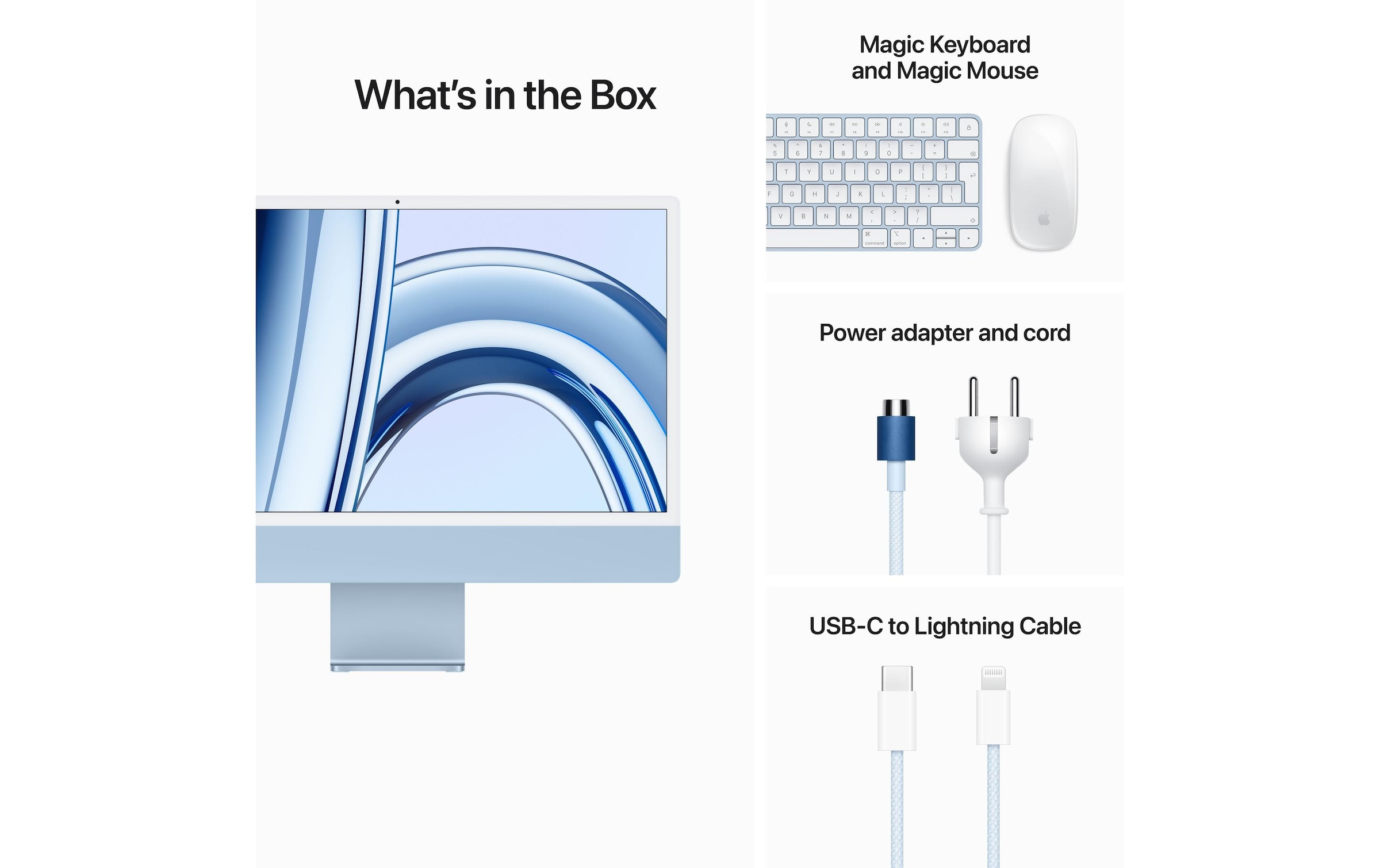 Apple iMac 24 Zoll, M3 Chip, 8C CPU, 8C GPU