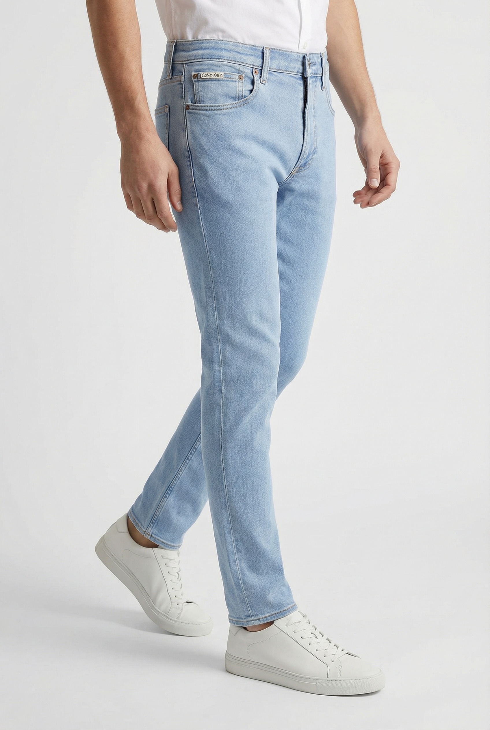 Image of Calvin Klein Jeans Skinny-fit-Jeans "SKINNY" mit Leder-Badge