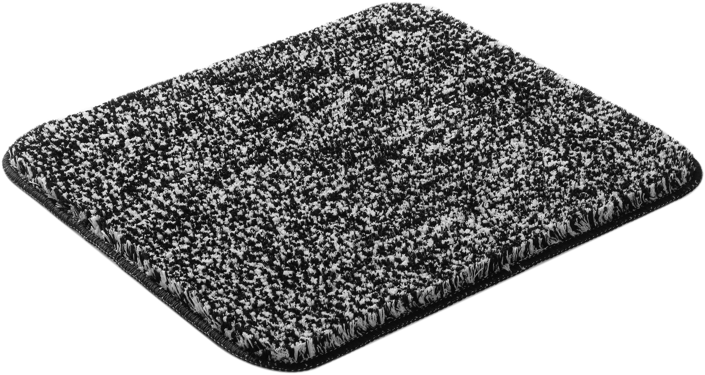 my home Tapis de bain »Vanessa meliert, Badvorleger, Badezimmer Teppich, Duschvorleger« Höhe 20 mm Badteppich, weiche Haptik, unifarben