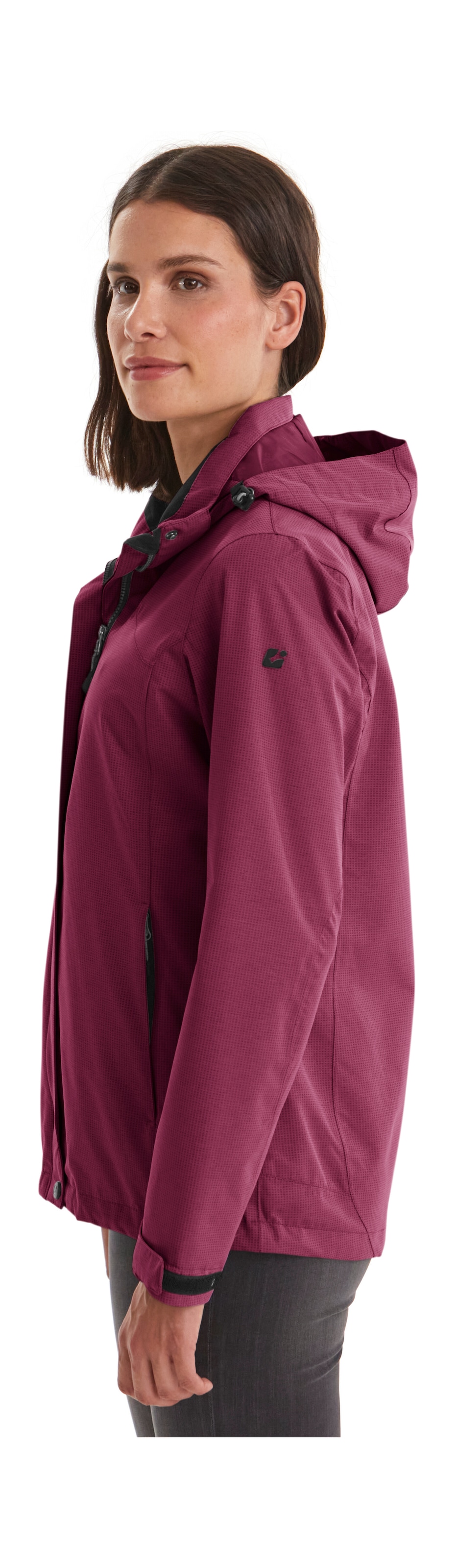 Killtec Outdoorjacke »Inkele«, Damenjacke mit abnehmbarer Kapuze, wind- und wasserdicht, atmungsaktiv