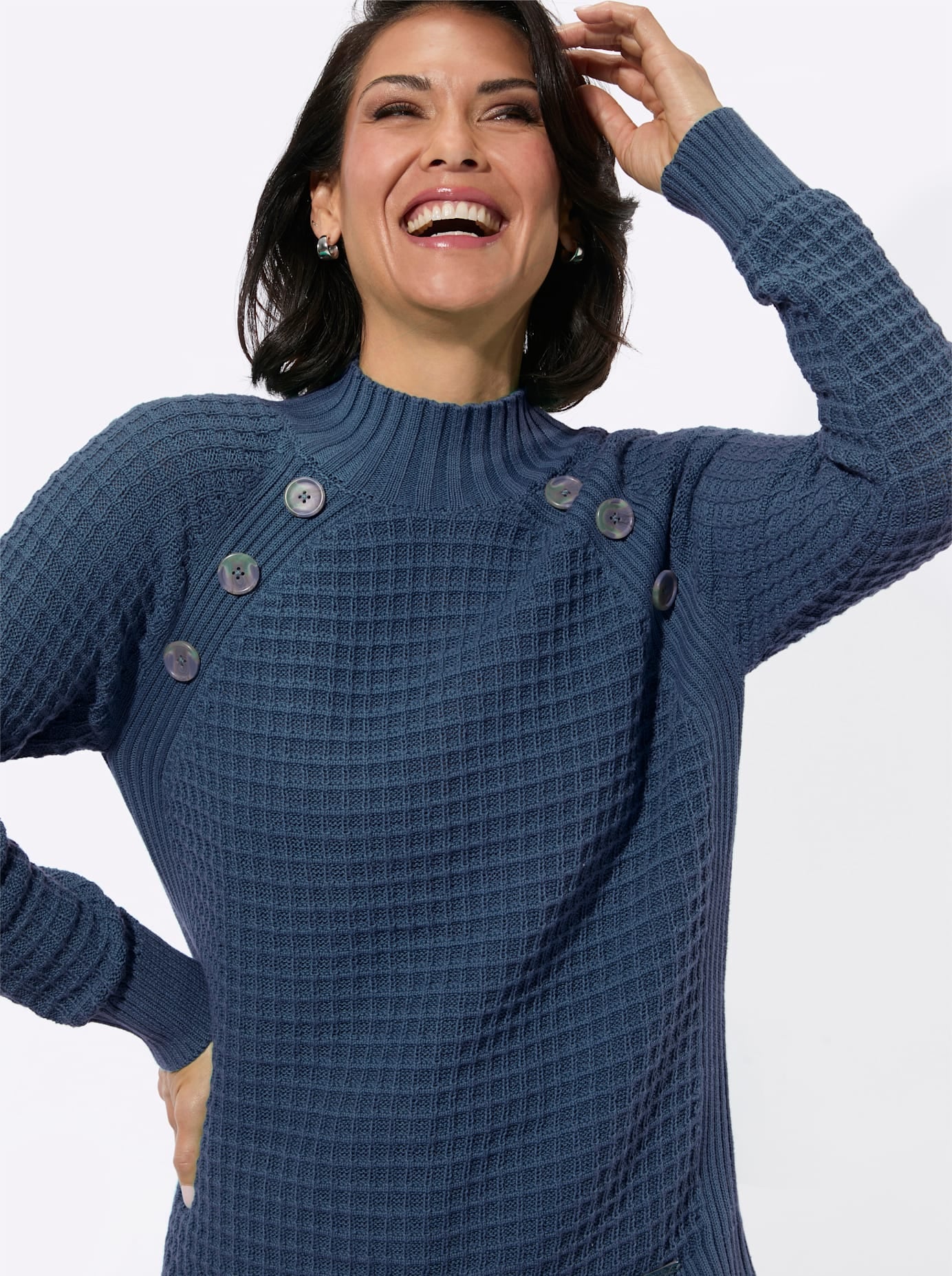Casual Looks Stehkragenpullover »Stehkragen-Pullover«