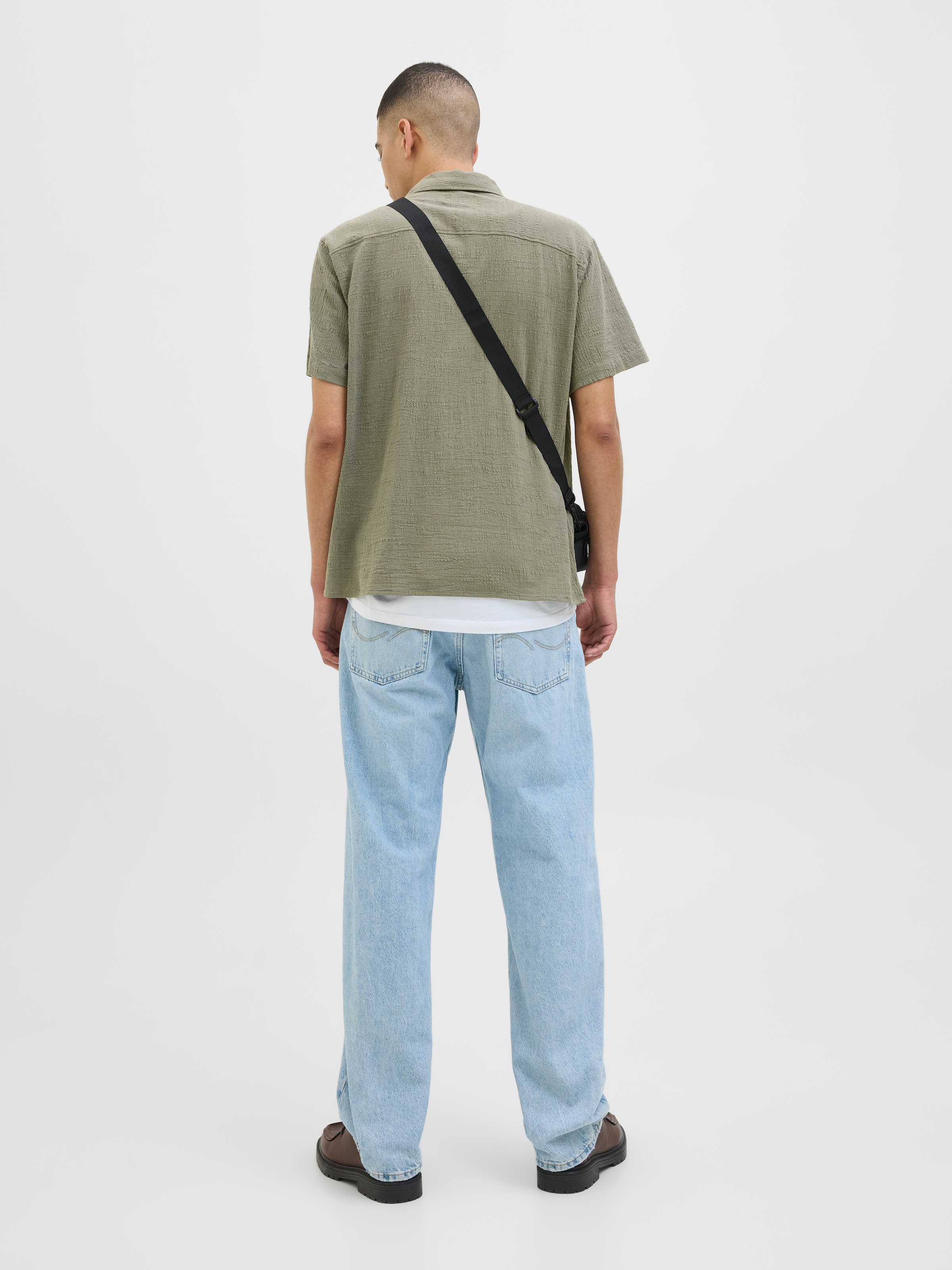 Jack & Jones Kurzarmhemd »JORLUKE CRINKLE RESORT SHIRT SS SN«