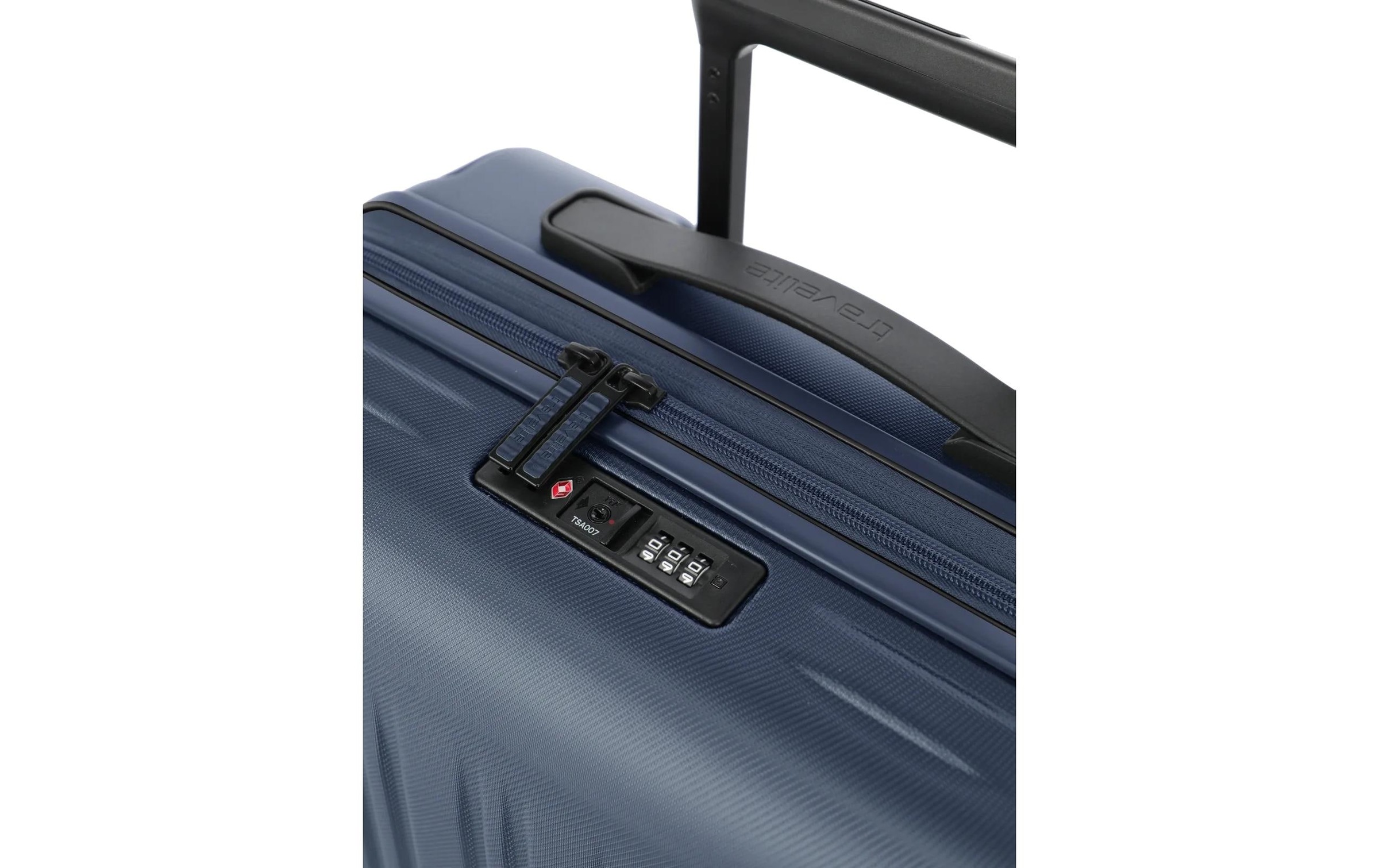 travelite Trolley »DYNAMIIC Reisekoffer Hartschale« 37 litre 4 Rollen ABS-Hartschale und Volumenerweiterung
