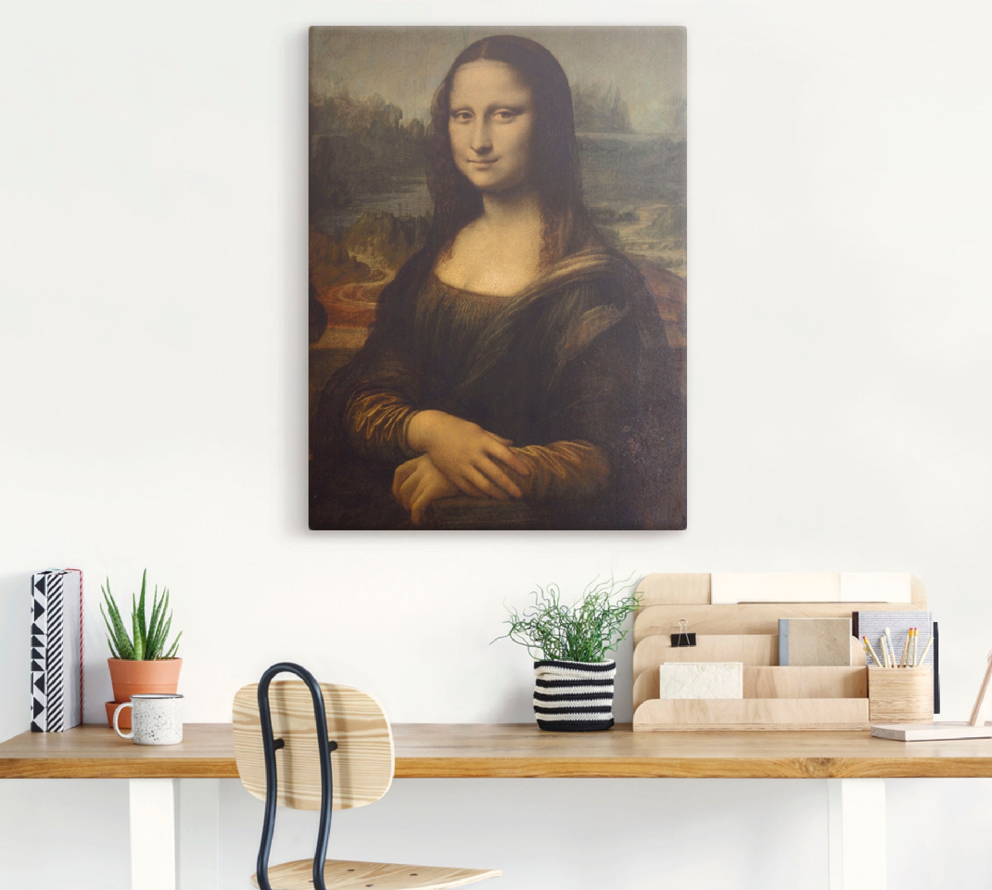 Artland Wandaufkleber Um versch. kaufen 1503«, oder »Mona günstig Porträts, Leinwandbild, St.), Lisa. Grössen in Poster als Wandbild (1