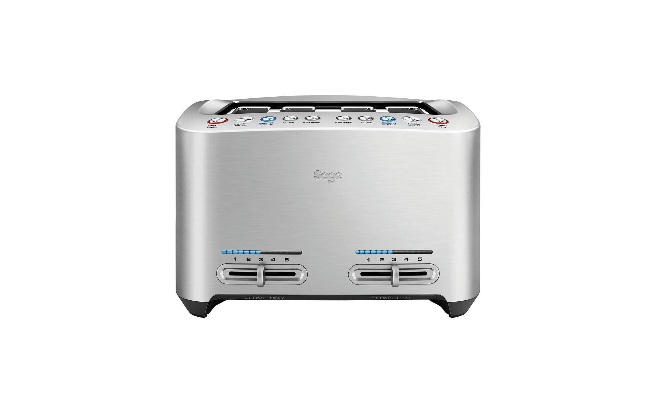 Image of Sage Toaster "The Smart Toast" 4 kurze Schlitze für 4 Scheiben 1900 W