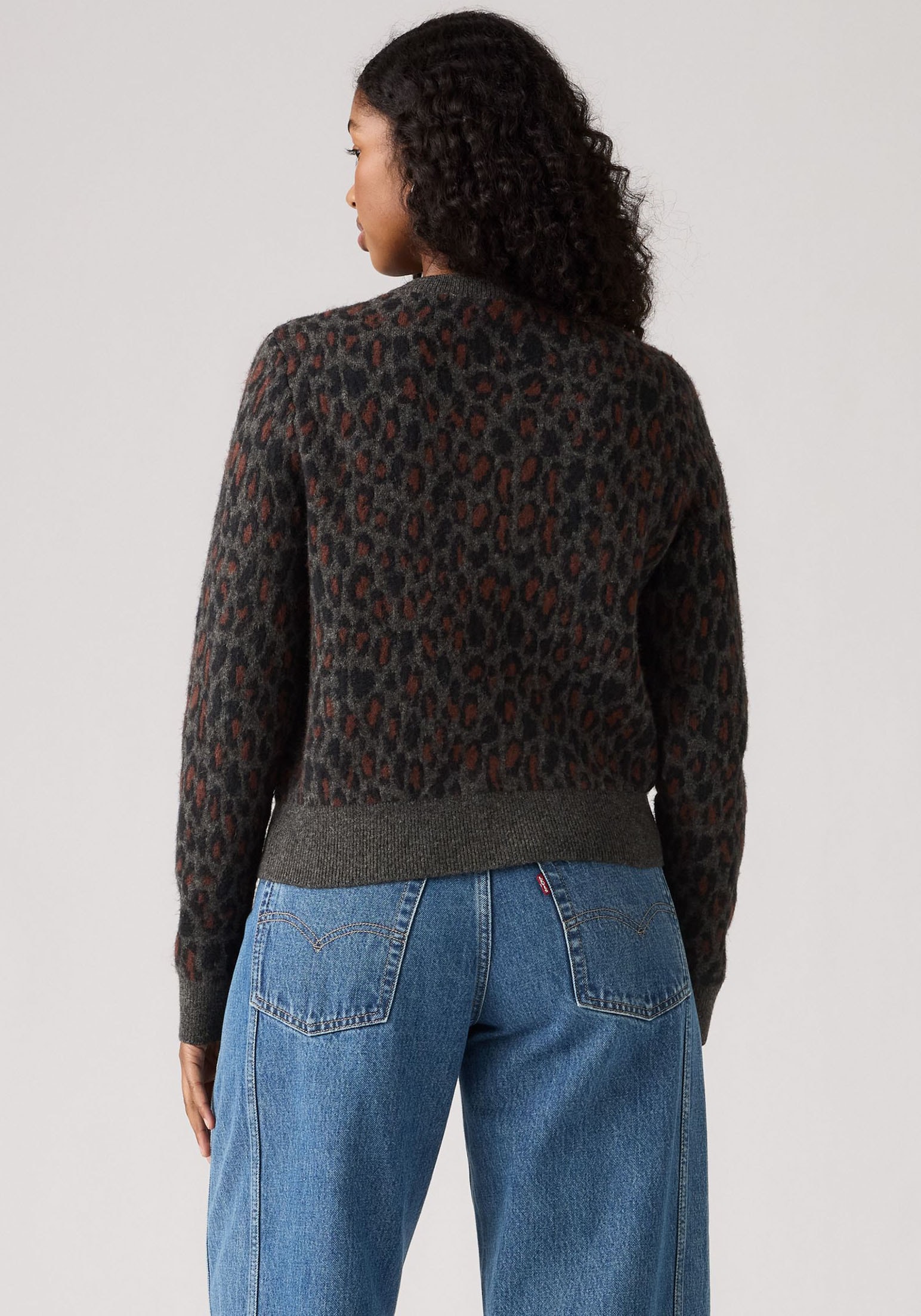 Levi's® Strickjacke »TARA WOOLY CARDIG«, mit Animal-Muster
