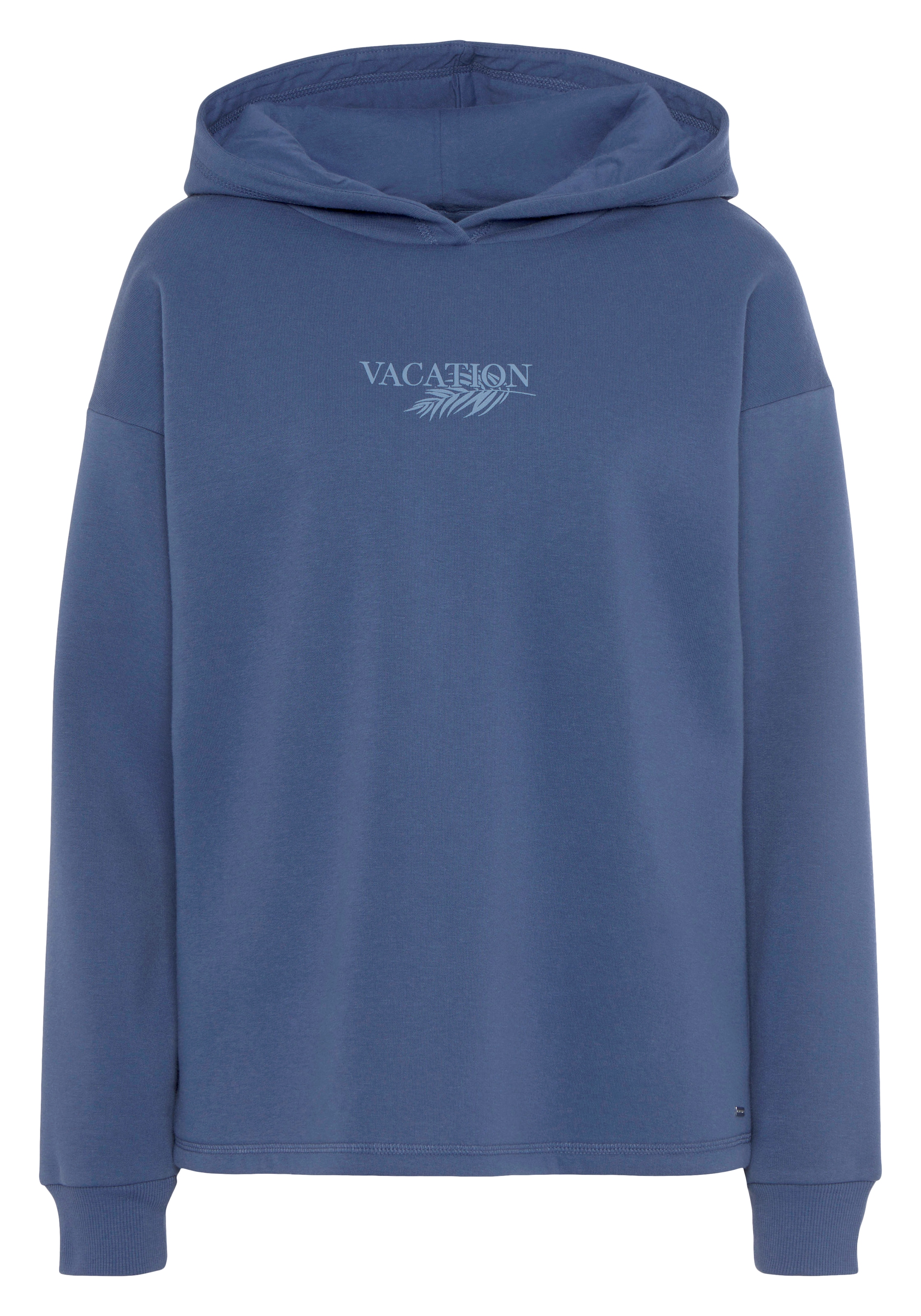 LASCANA Hoodie, (1 tlg.), Kapuzensweatshirt, Loungeshirt mit Frontprint, Loungewear
