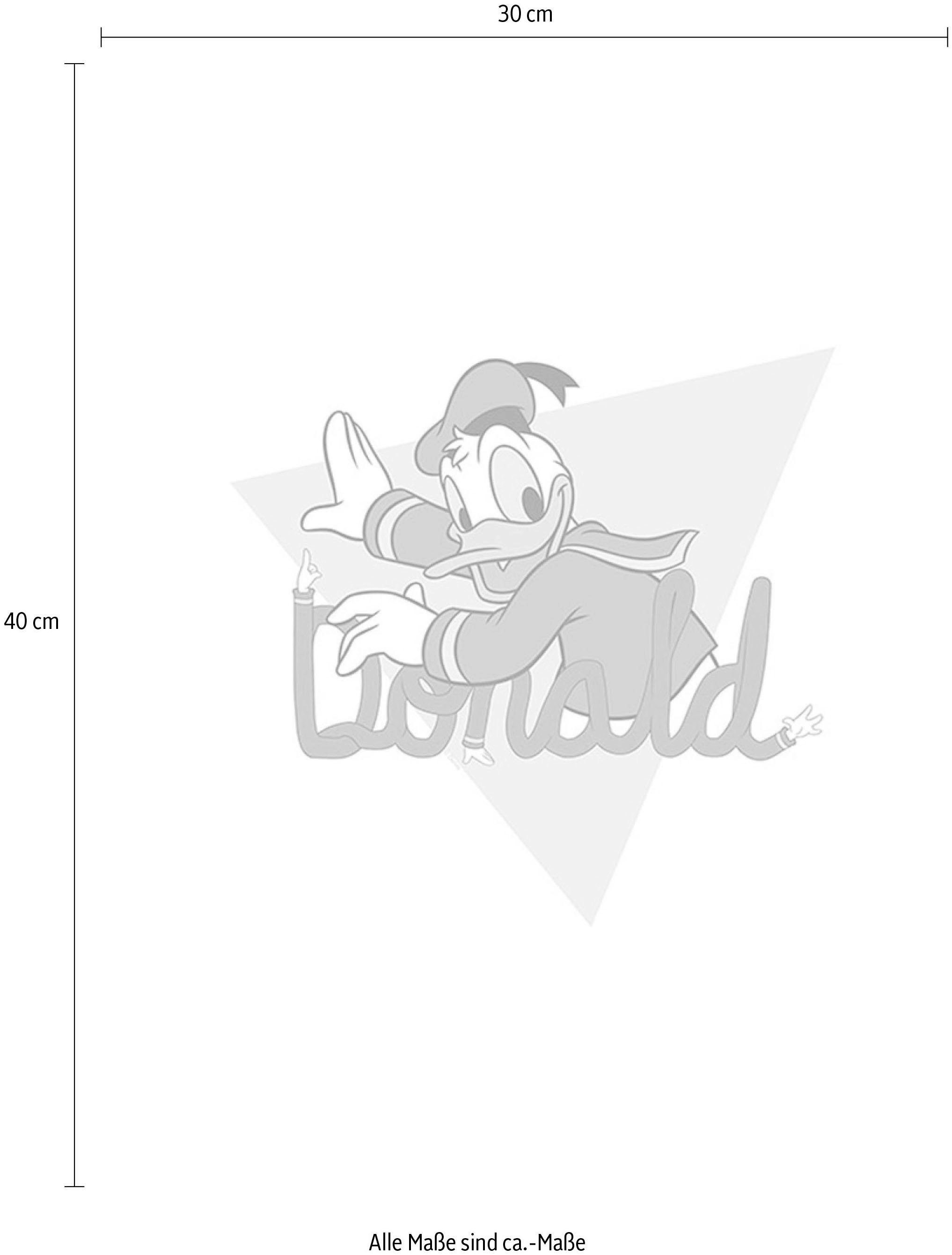 Komar Bild »Donald Duck Triangle«, Disney, (1 St.), Wandbild zur Dekoration im Kinderzimmer - ohne Rahmen