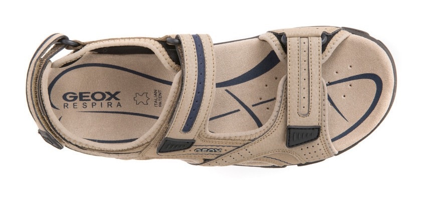 Geox Sandale »UOMO SANDAL STRADA«, Sommerschuh, Klettschuh, Outdoorsandale, im Trekking-Look