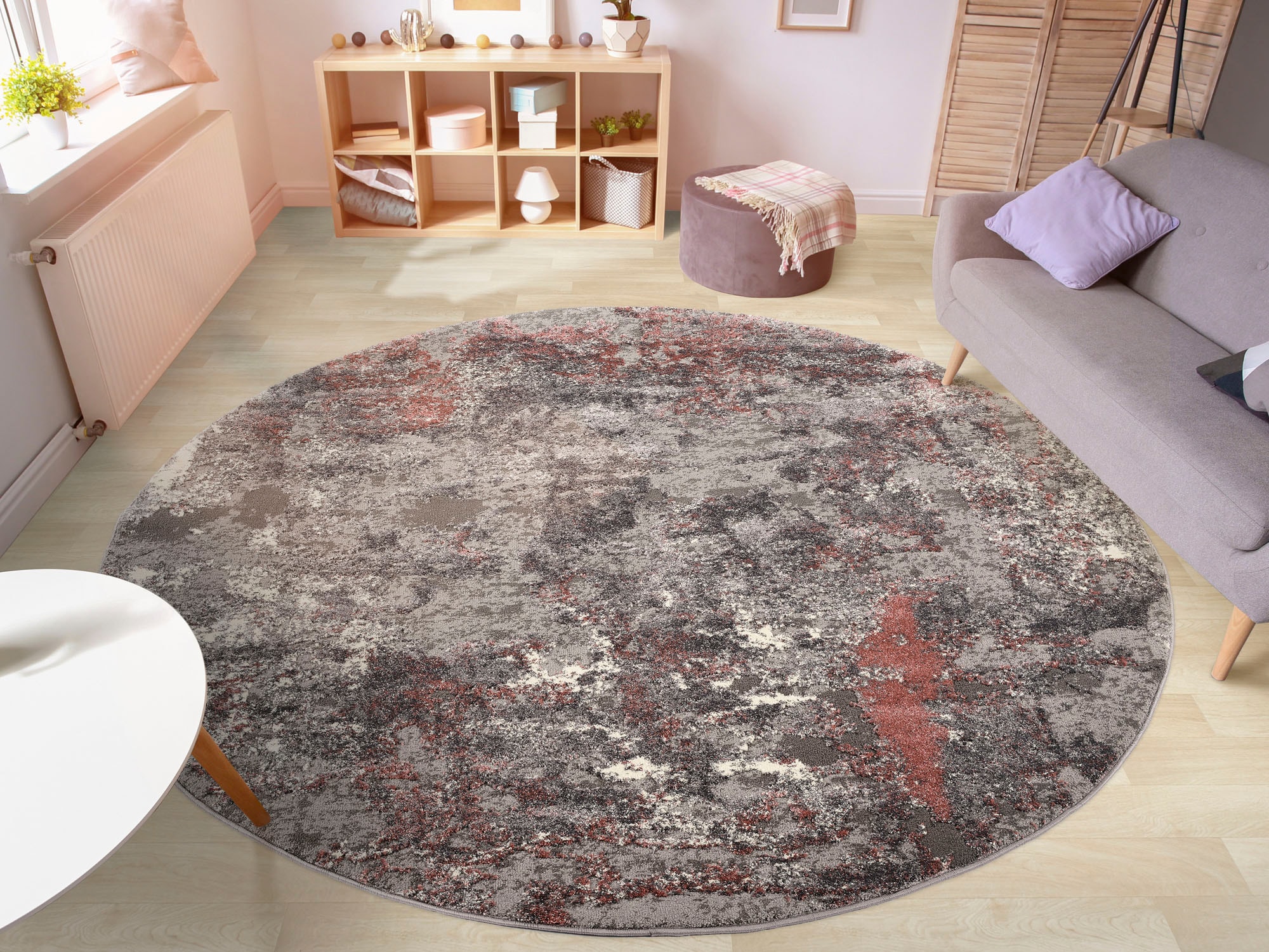 OCI DIE TEPPICHMARKE Teppich »JUWEL LIRAY«, rund, 20 mm Höhe, Wohnzimmer