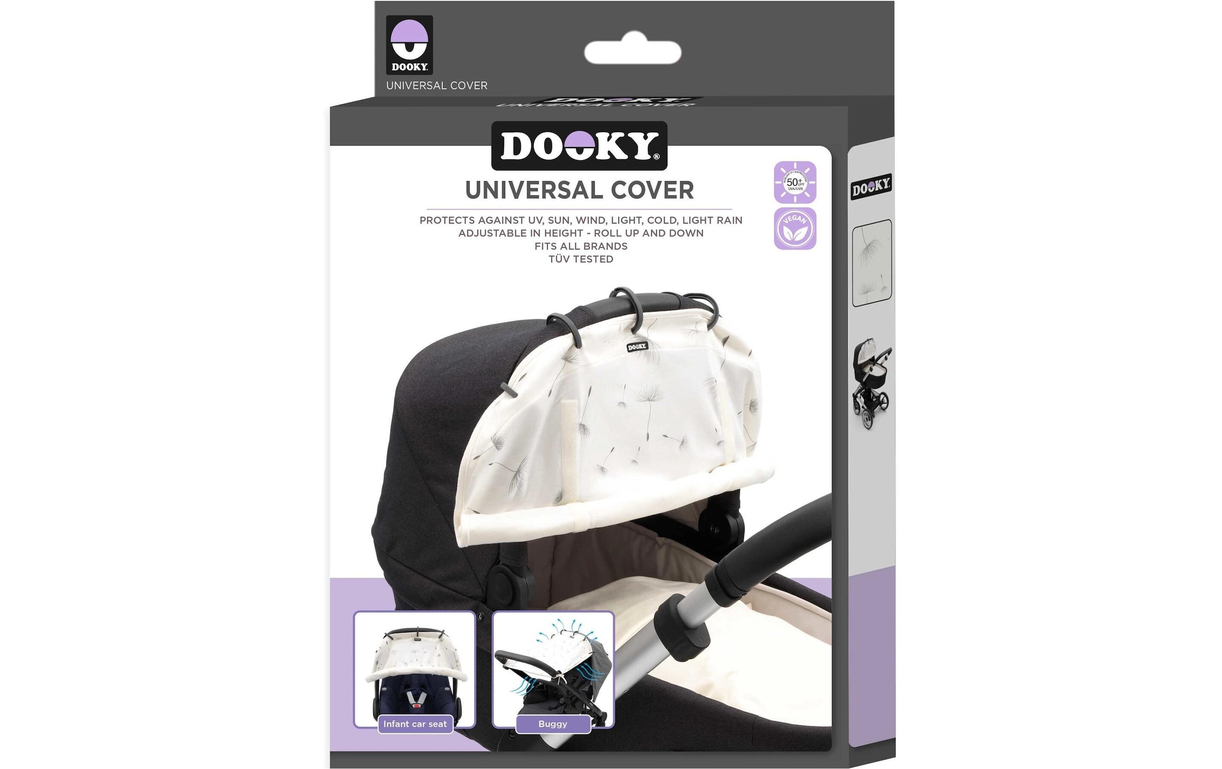 Dooky Housse de protection solaire pour poussette »Universal Cover Löwenzahn Löwenzahn«
