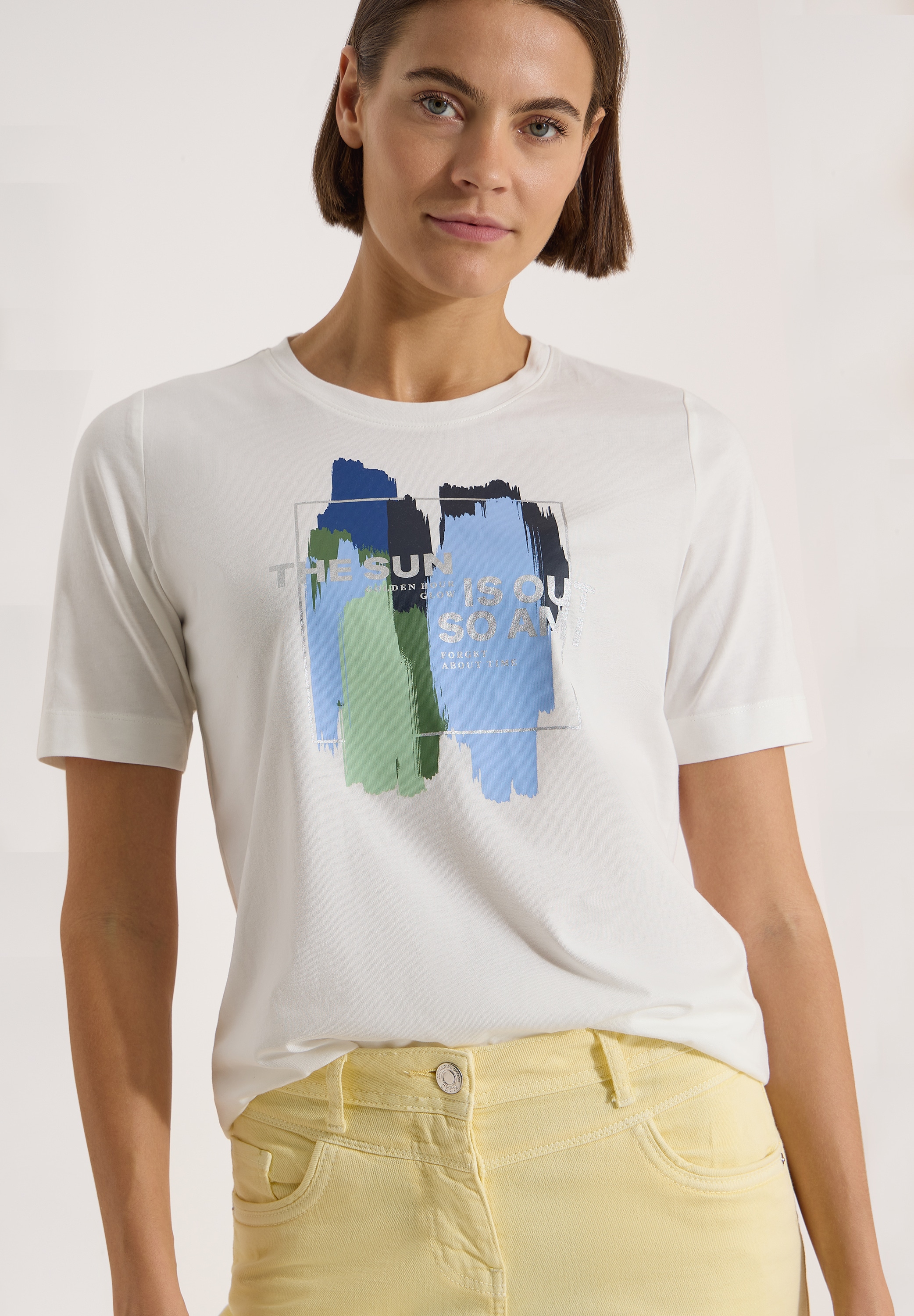 Cecil T-shirt à manches courtes T-shirt d'été avec imprimé