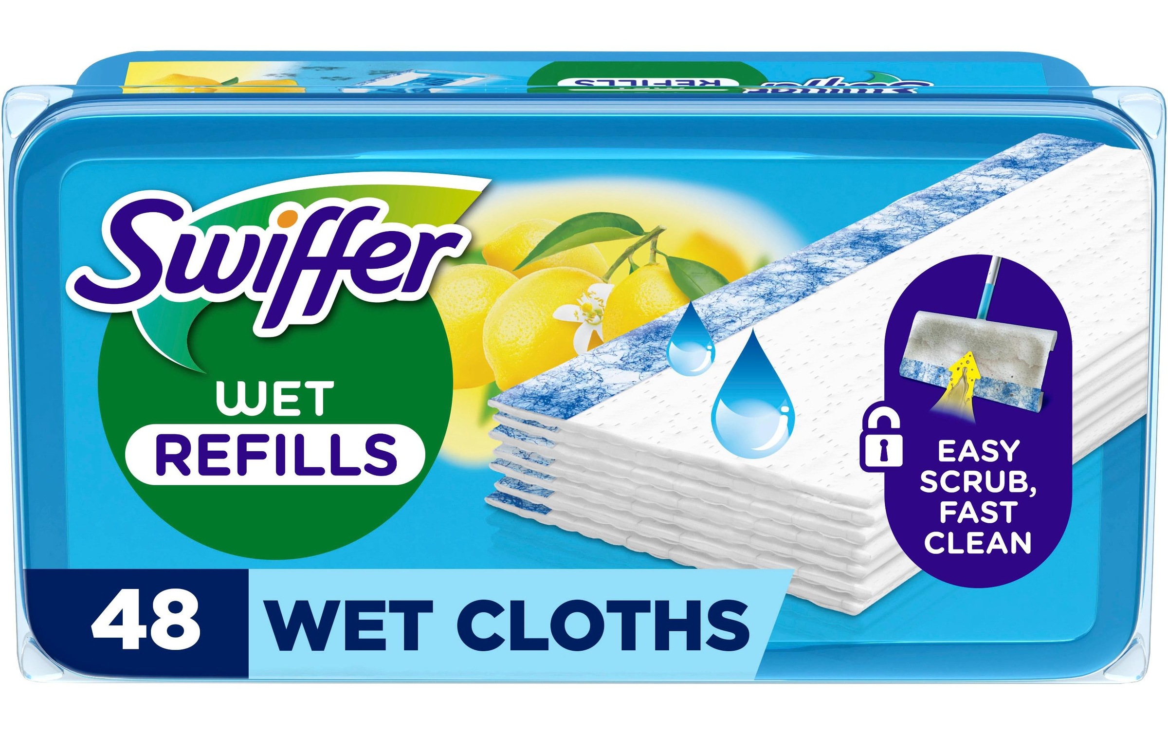 Image of Reinigungstuch "Swiffer Citrus Fresh 48 Stück" (Mikrofaser 48 Stk. tlg.