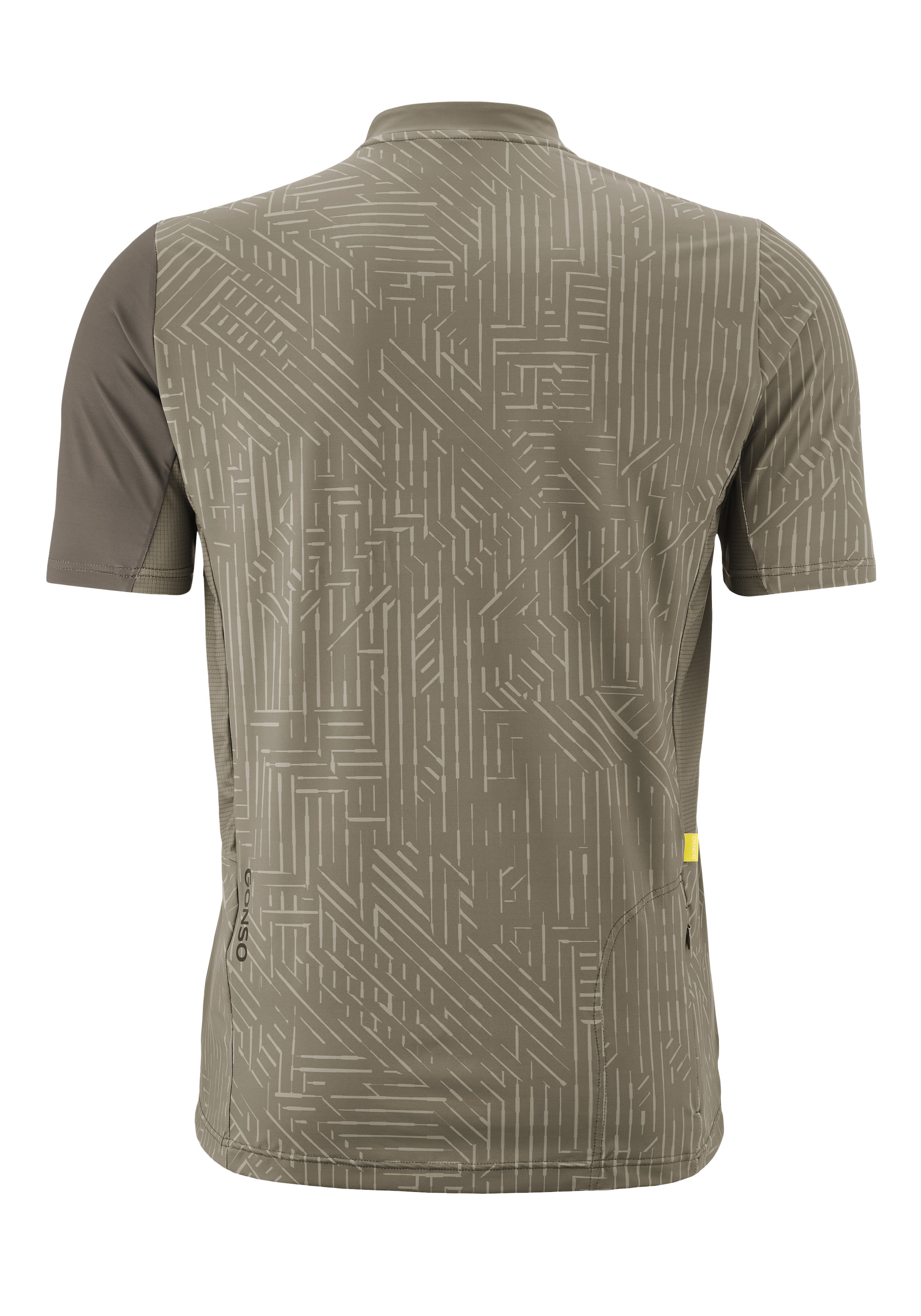 Gonso Radtrikot »Adventure Jersey Halfzip M«, Herren Fahrradtrikot kurzarm, Rückentasche mit RV, Quick-Dry, Slim Fit