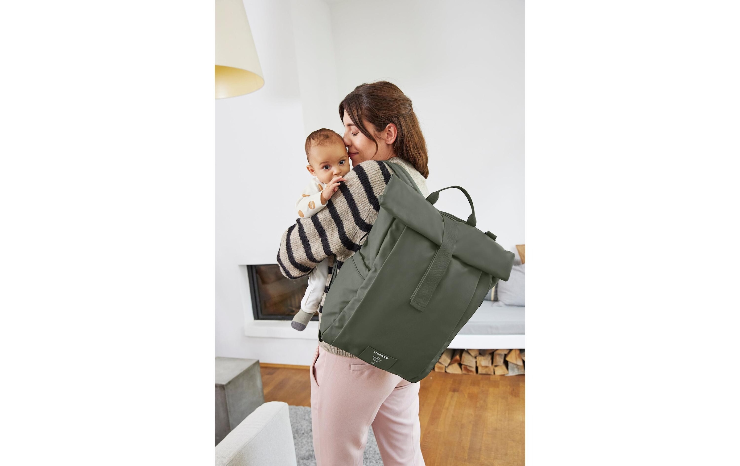 LÄSSIG Wickelrucksack »Rolltop Up«