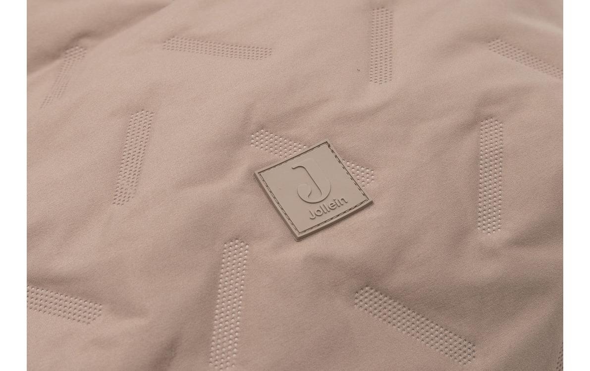 Jollein Chancelière »Embossed Milky Coffee« Wärmeschutz für Kinderwagen