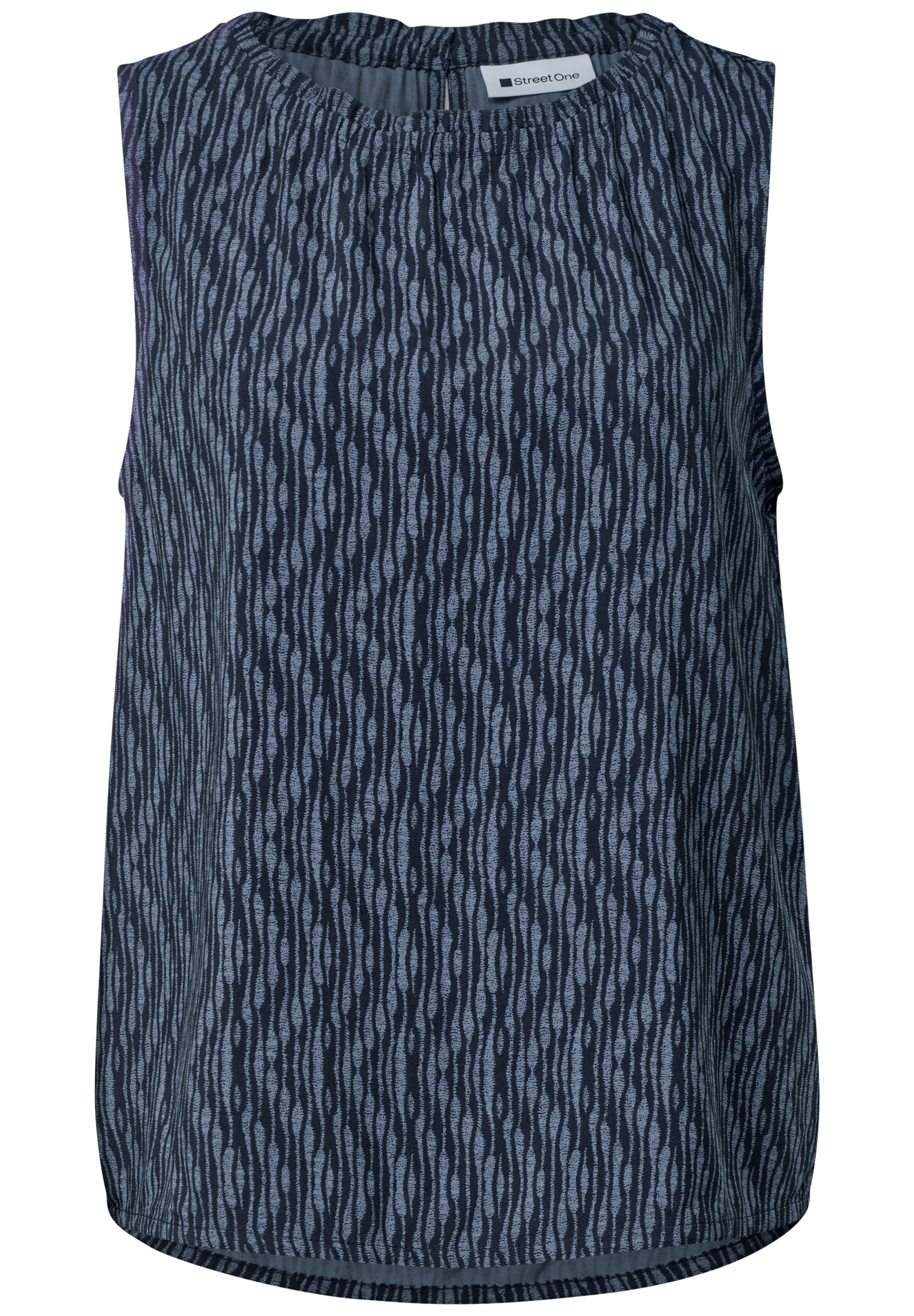 STREET ONE Top chemisier top blouse avec motif graphique