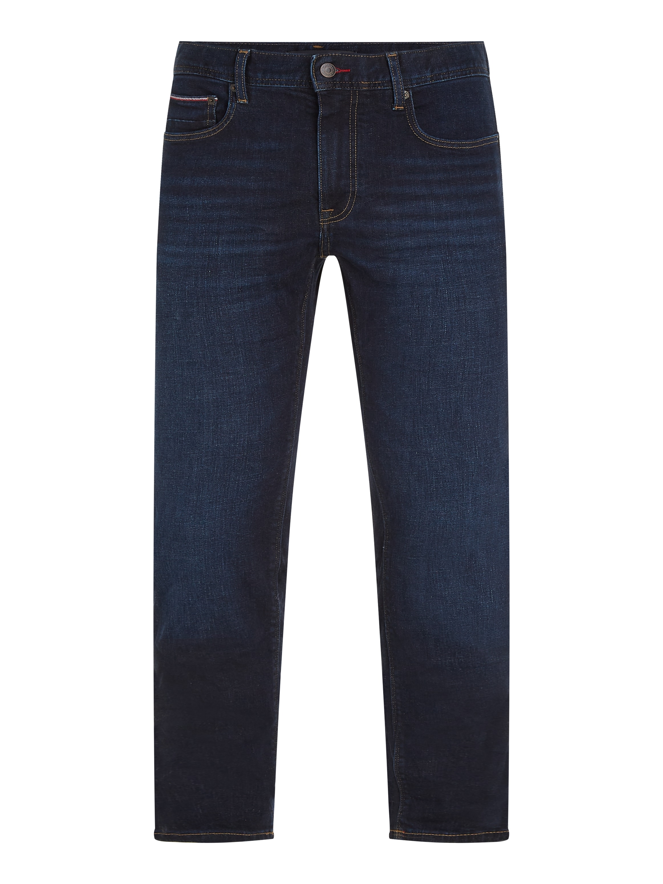 Tommy Hilfiger 5-Pocket-Jeans »SLIM BLEECKER PSTR«, mit Tommy Hilfiger Leder-Batch am hinteren Bundabschluss