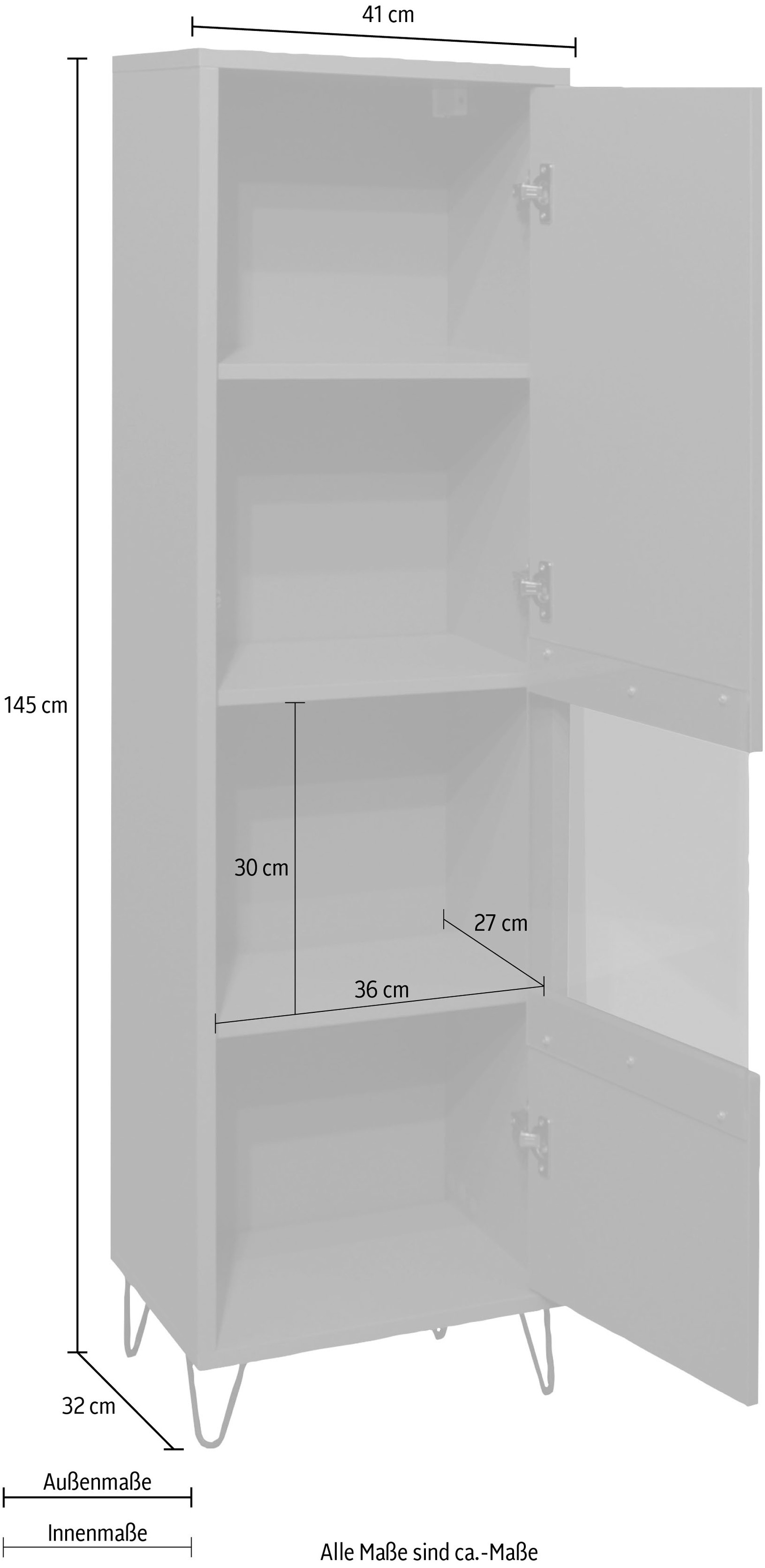 Mäusbacher Vitrine »Bonnie TOPSELLER!«, (OTTOs Choice), Vitrine mit Drahtgestell