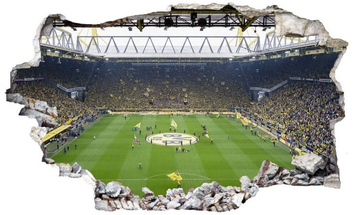Image of Wall-Art Wandtattoo »Borussia Dortmund Fan Choreo«, (1 St.) bei Ackermann Versand Schweiz