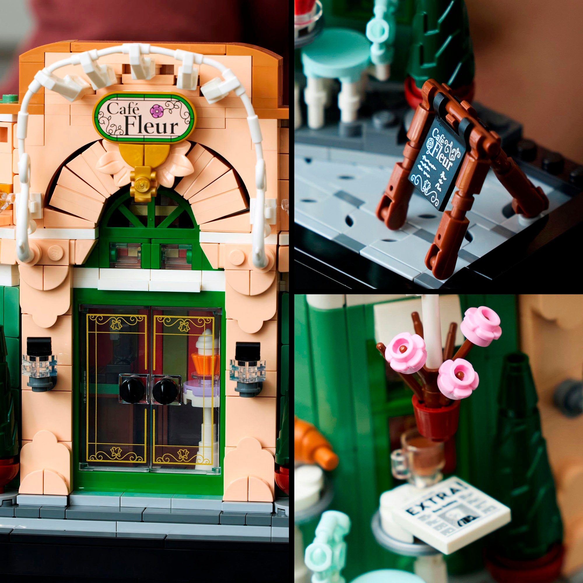 LEGO® Konstruktionsspielsteine »Französisches Café (10362), LEGO® Icons« Made in Europe