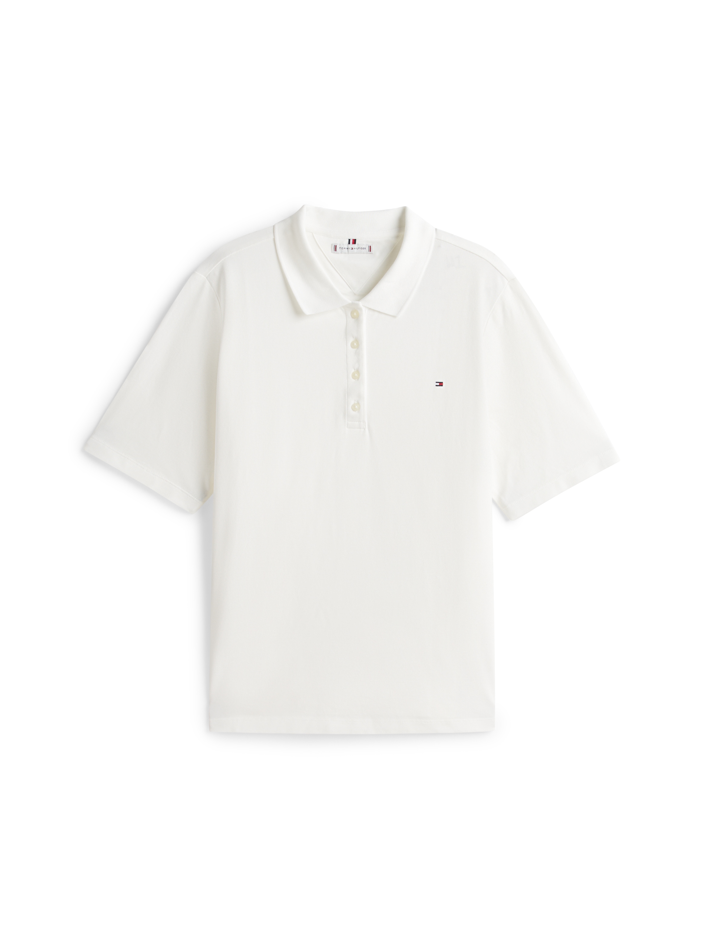 Tommy Hilfiger Curve Poloshirt »CRV 1985 REG PIQUE POLO SS« in grossen Grössen, aus Pique Qualität