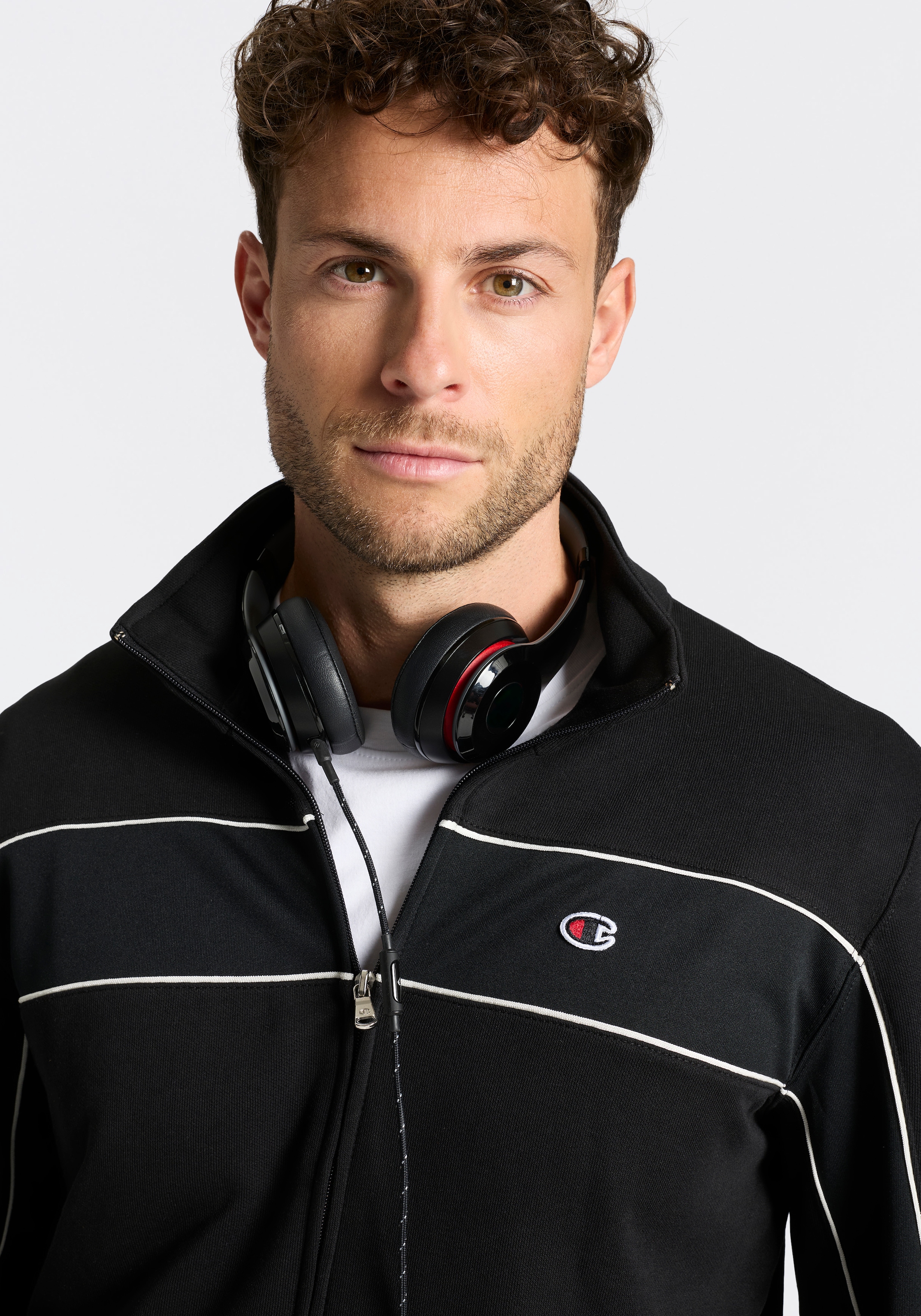 Champion Jogginganzug »Terry Full Zip Sweatshirt« 2 tlg. für Training und Freizeit, aus Baumwolle und Polyester