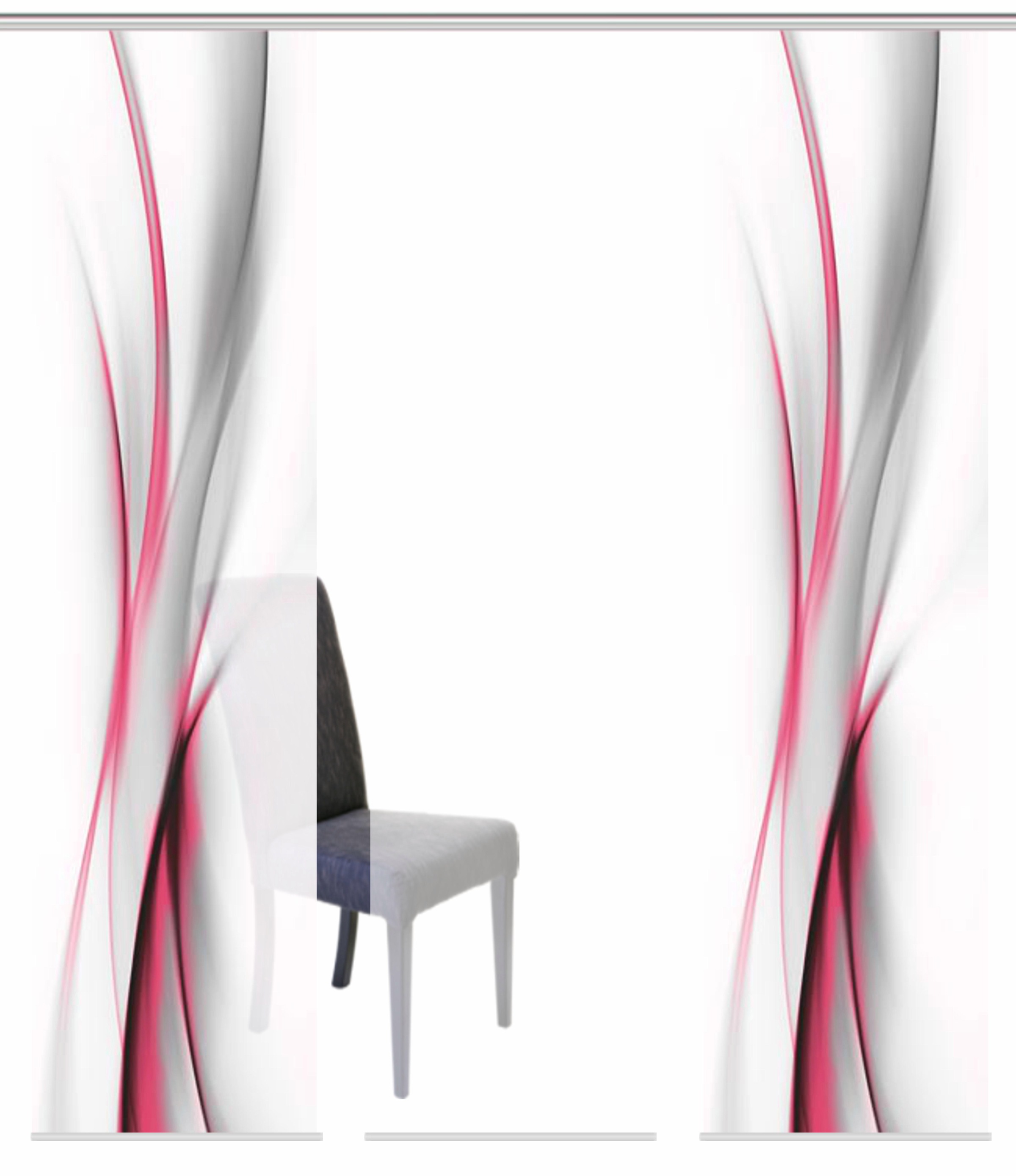 Image of HOME WOHNIDEEN Schiebegardine »UFA«, (3 St.), HxB: 245x60, inkl. Befestigungszubehör bei Ackermann Versand Schweiz