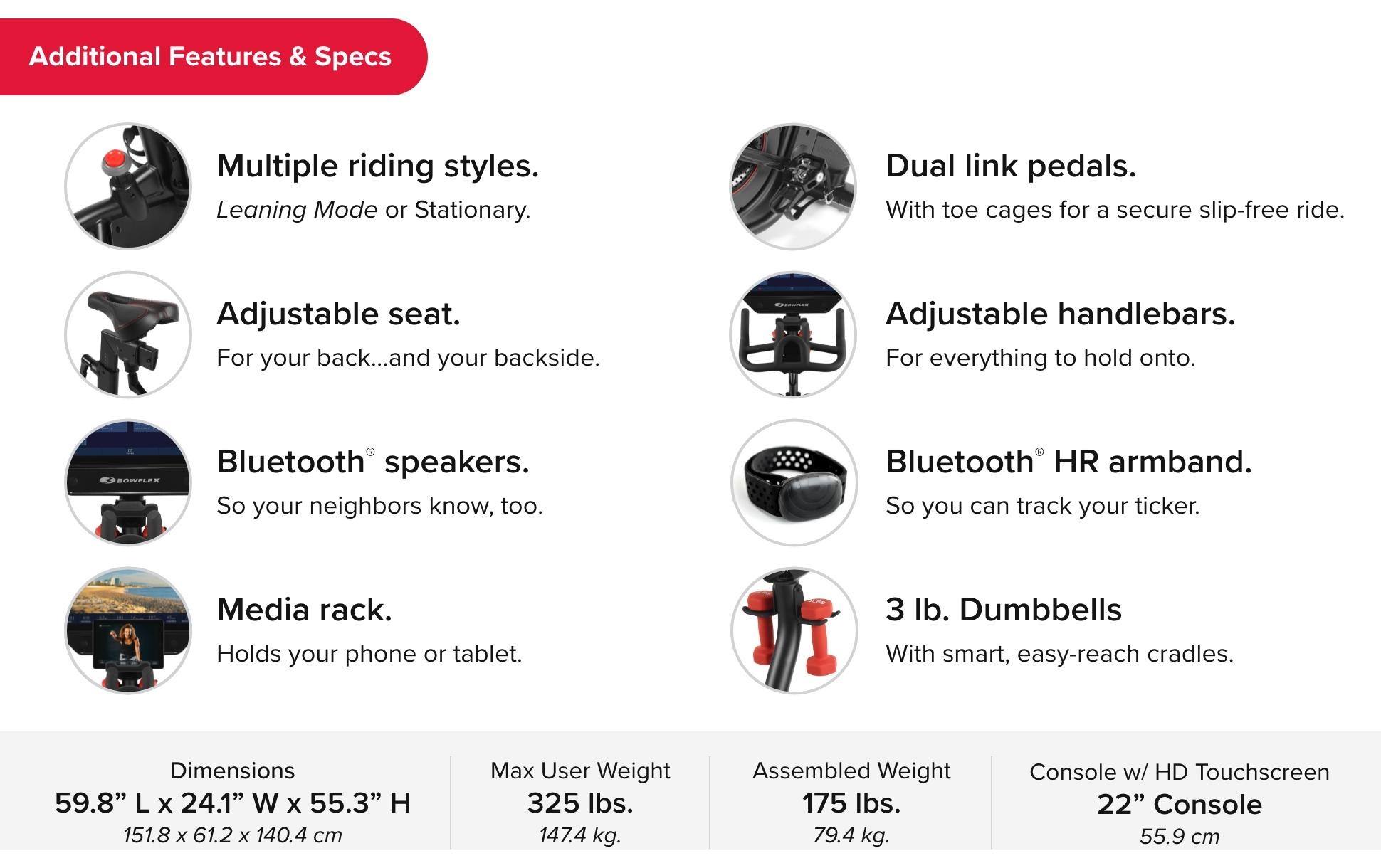 BOWFLEX® Heimtrainer »Velocore 22`Monitor«