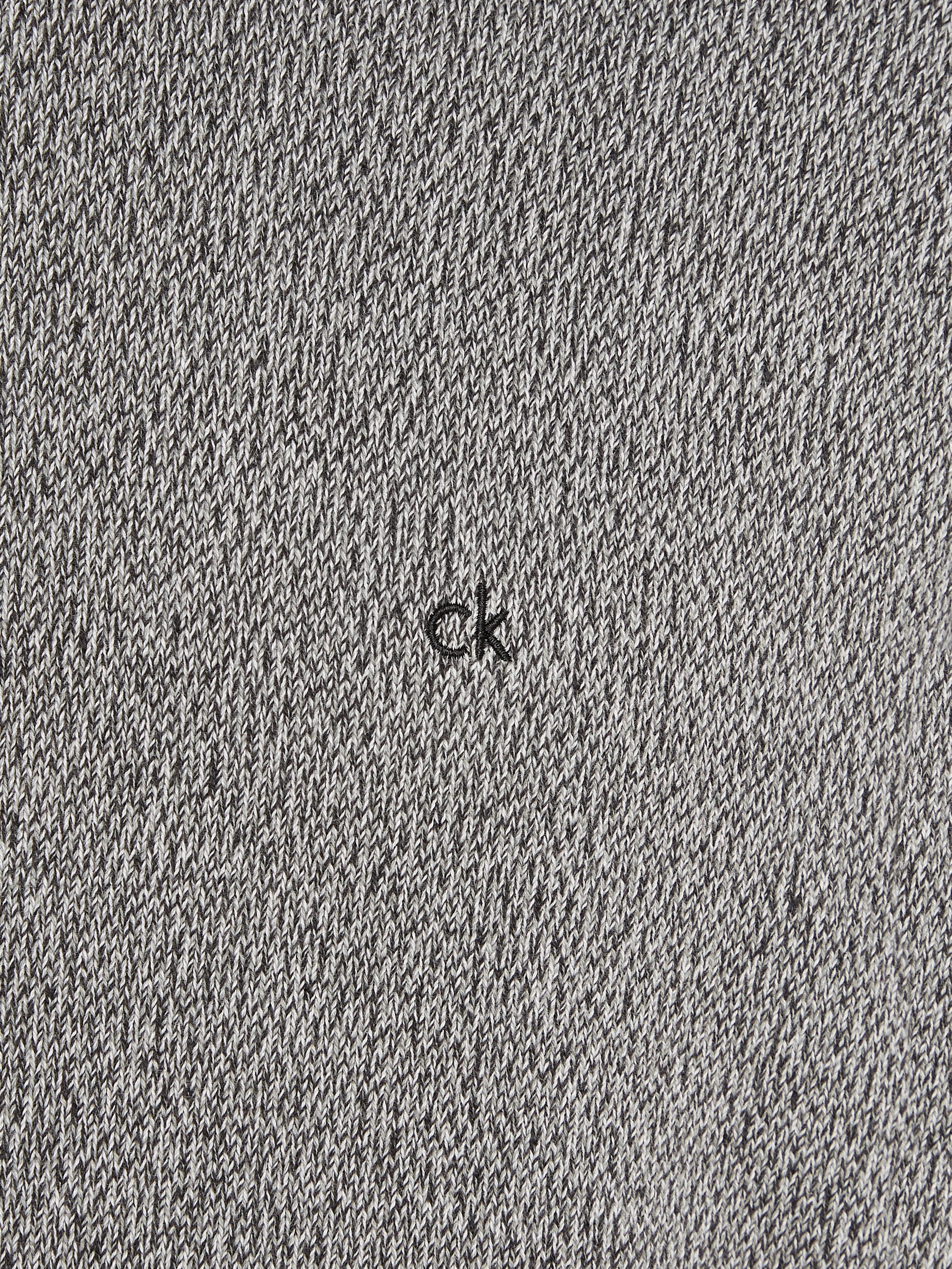 Calvin Klein Rundhalspullover »MOULINE CN SWEATER«, mit Logostickerei