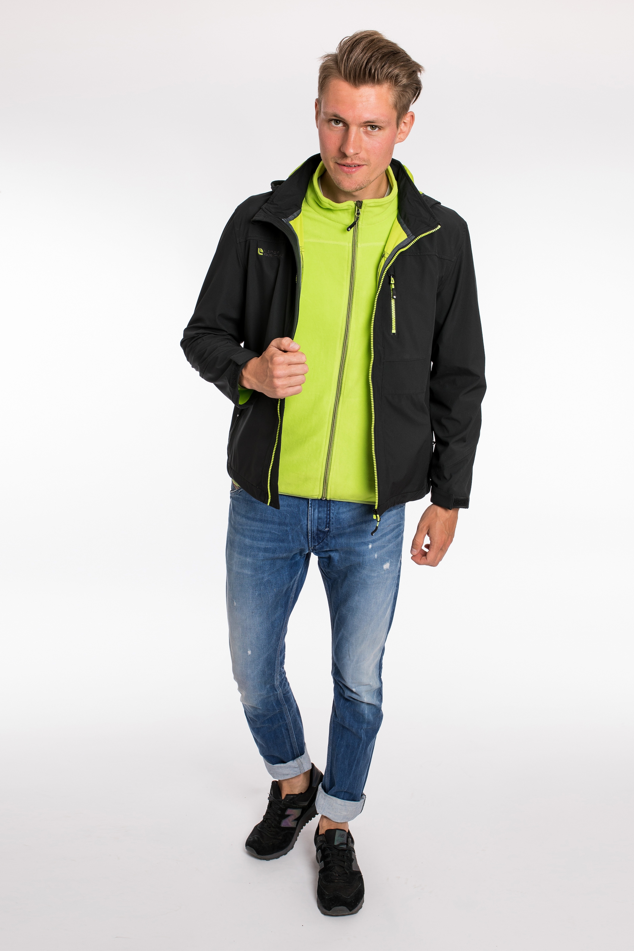 DEPROC Active Veste polaire »KIRKVALE MEN« veste polaire douce au style traditionnel