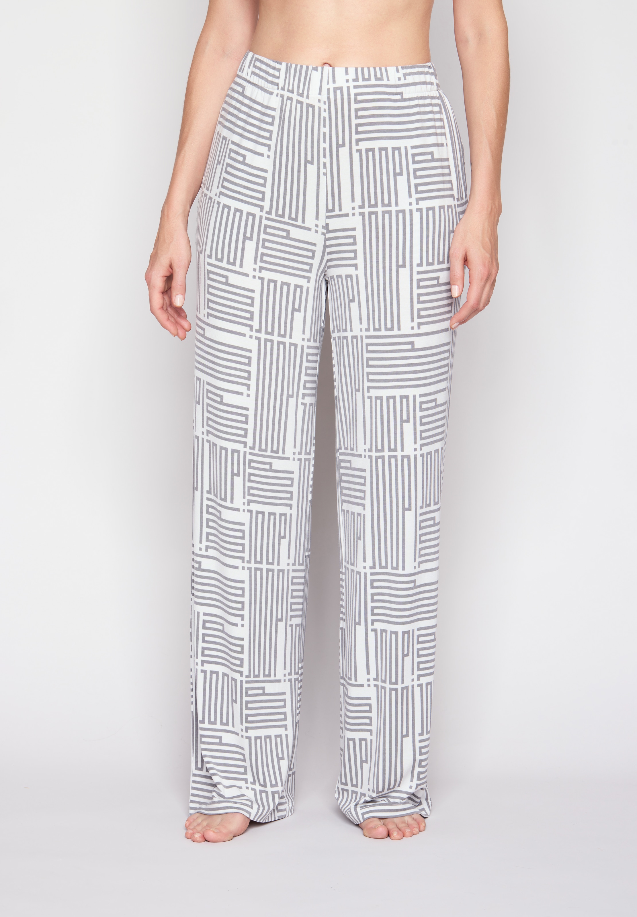 Image of JOOP Loungehose mit allover Wording, bequem und weich, seitliche Taschen