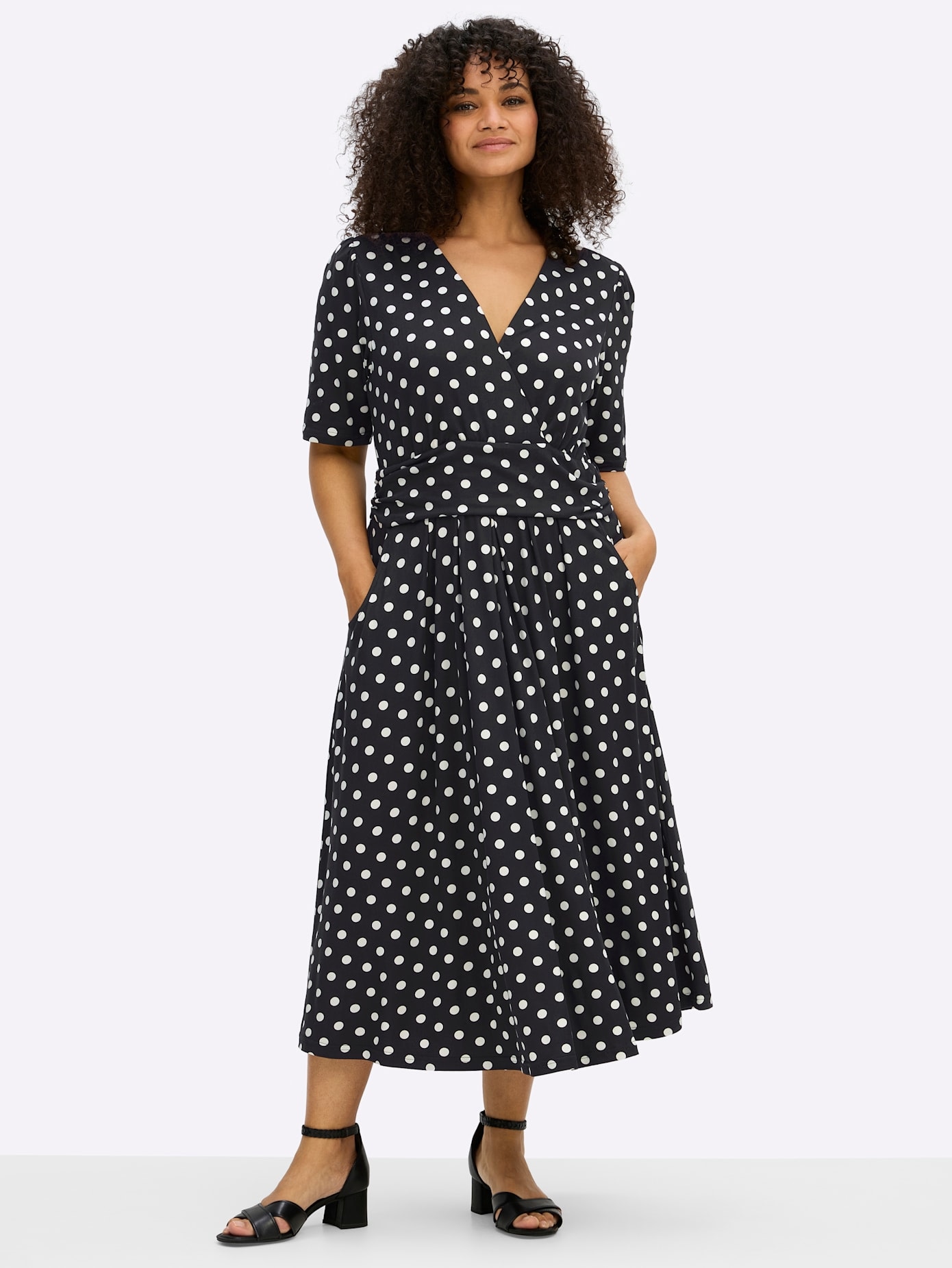 Image of sheego by Joe Browns Jerseykleid "Jersey-Kleid" Eingrifftaschen