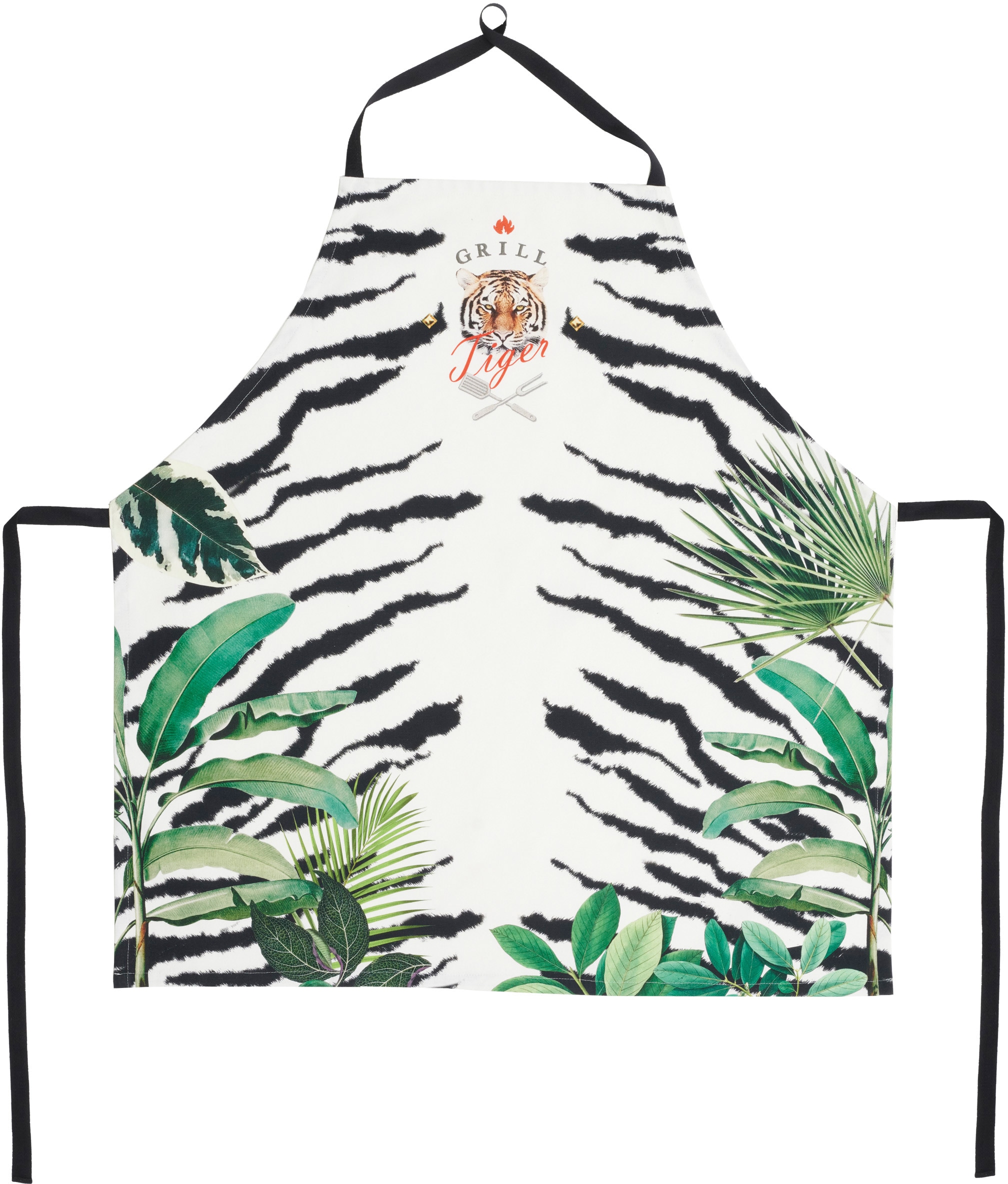 APELT Tablier de barbecue »3976 Outdoor, GRILL Tiger« 1 cuis impression numérique