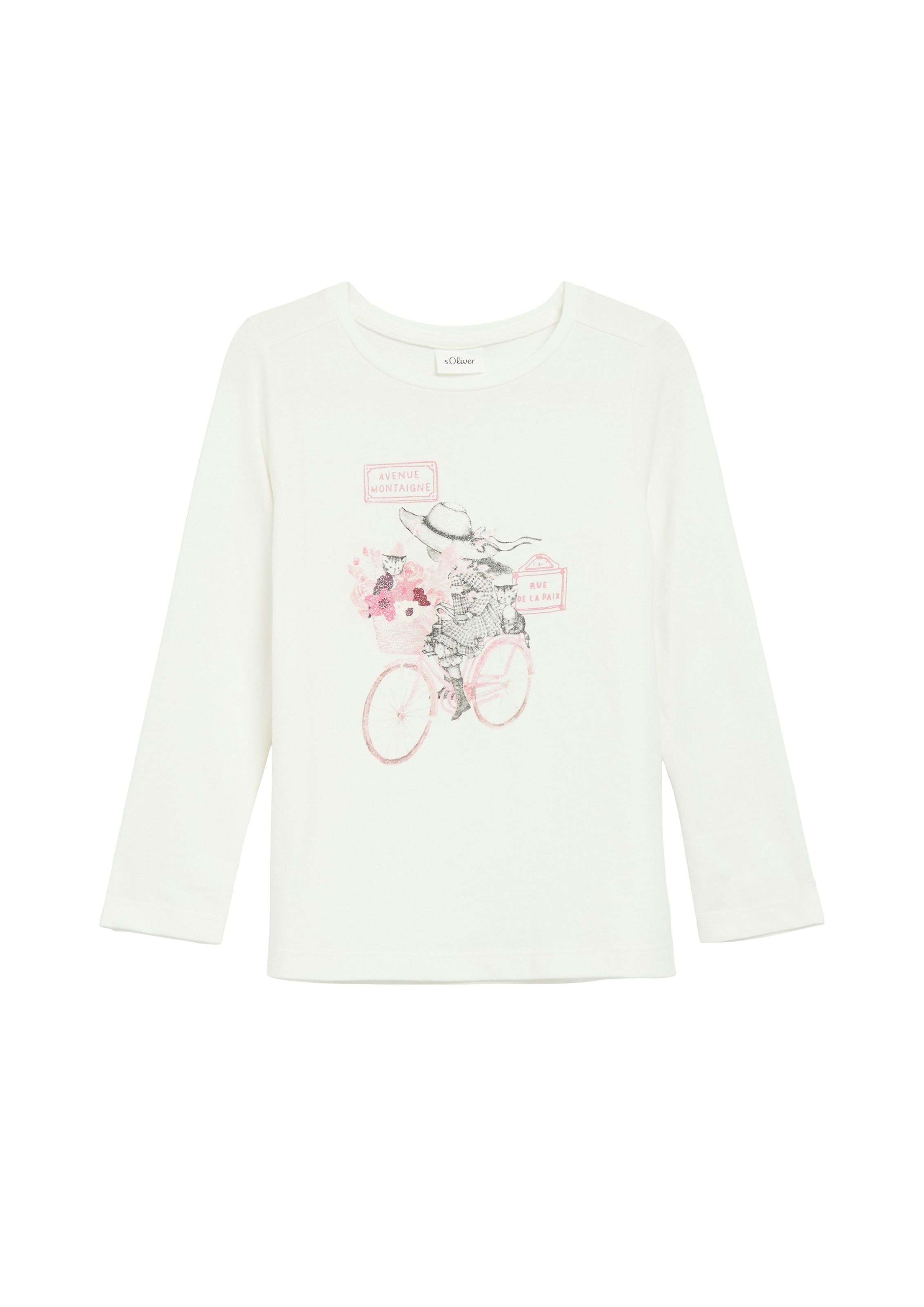 Image of s.Oliver Junior Langarmshirt mit Print / für Girls