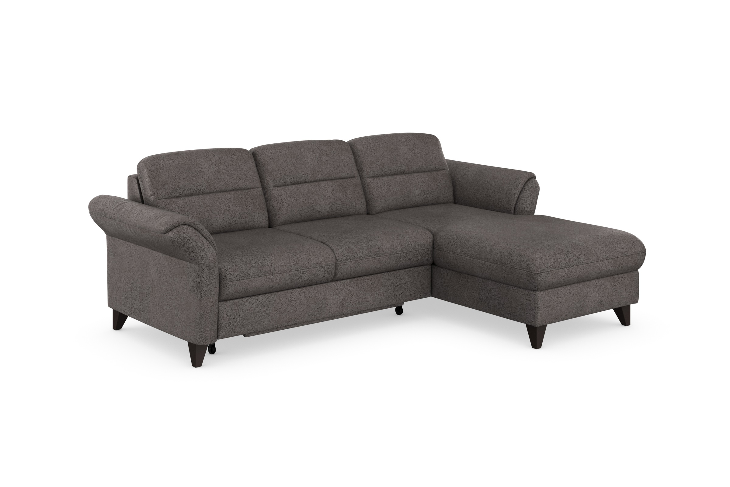 sit&more Ecksofa »Mellum L-Form«, Federkern, wahlweise mit Bettfunktion, Bettkasten und Armteilfunktion