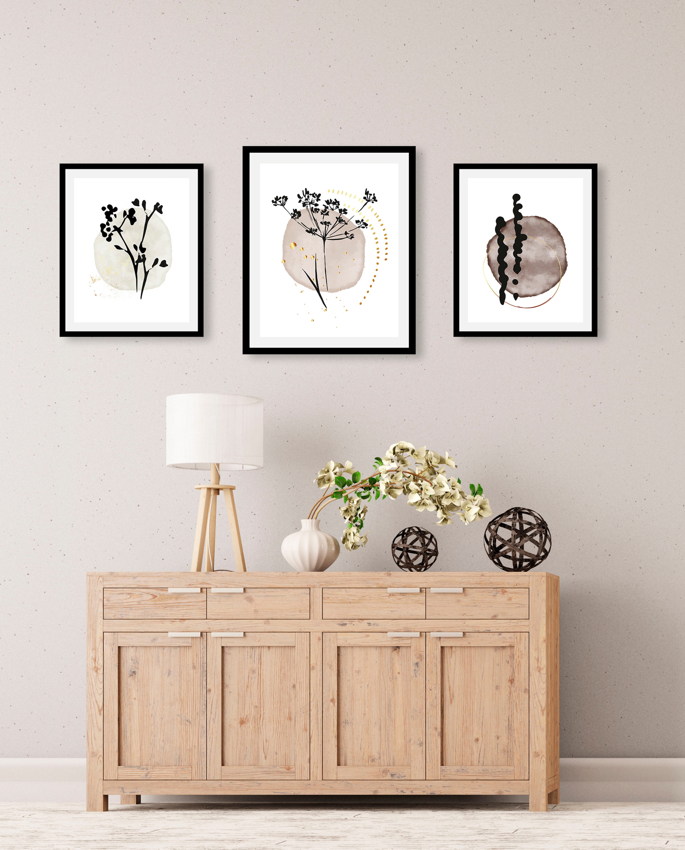 queence Image »Set Hamara« 1 cuis tlg. gerahmt