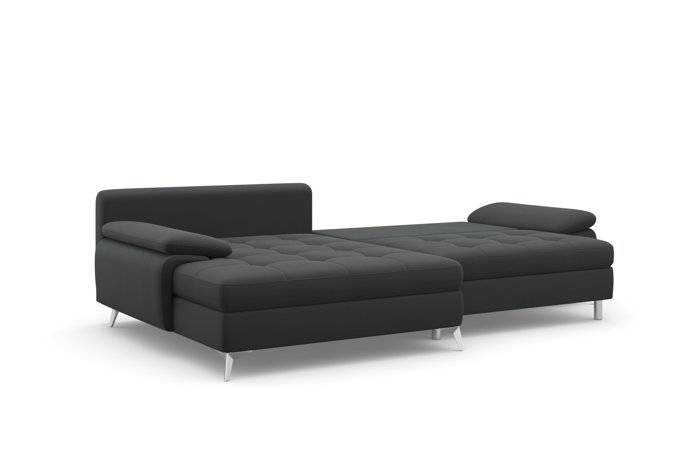 sit&more Ecksofa »Latigo L-Form«, mit Mega-Recamiere, wahlweise mit Bettfunktion und Bettkasten