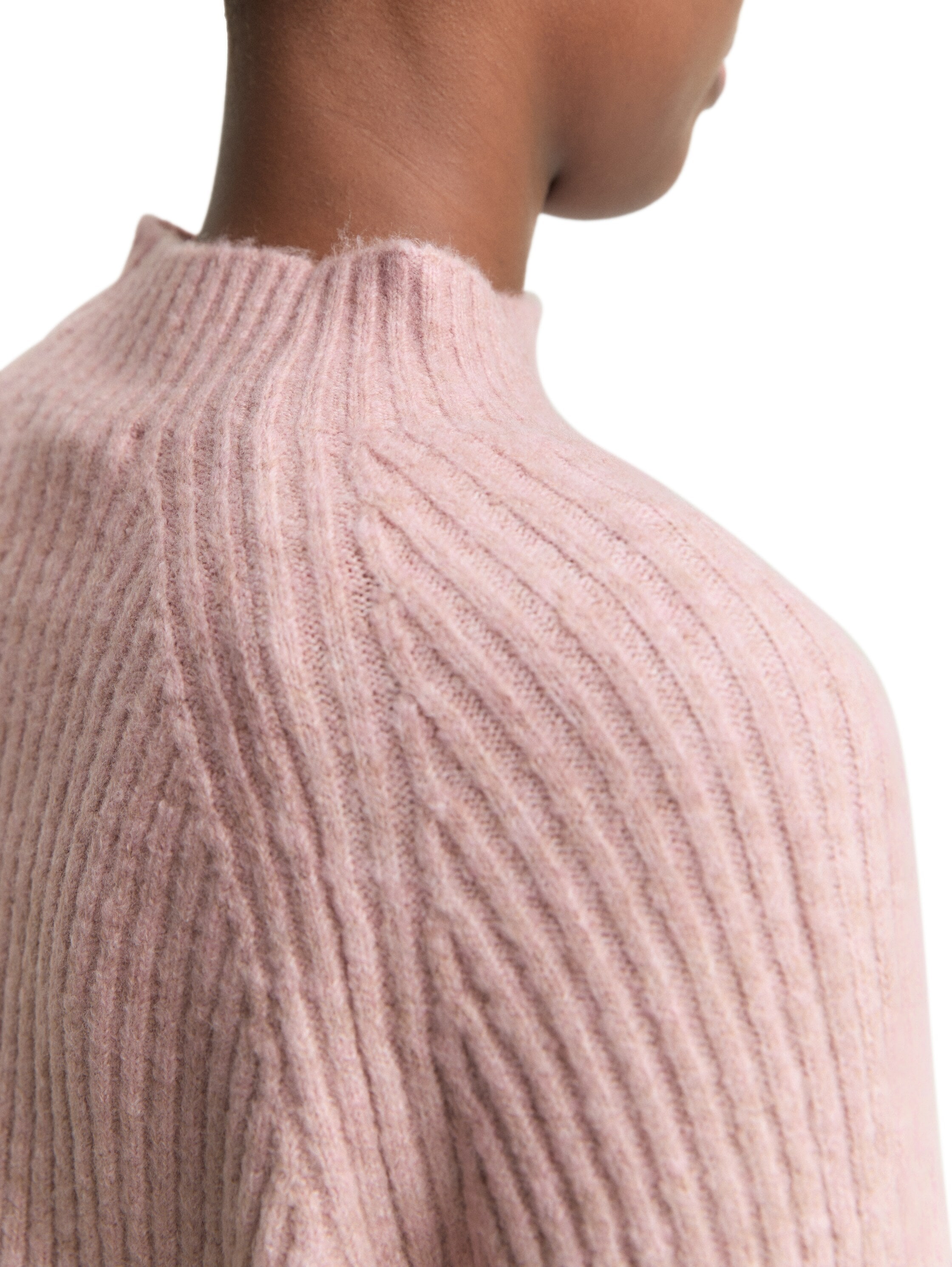 TOM TAILOR Denim Pull col V mit Stehkragen