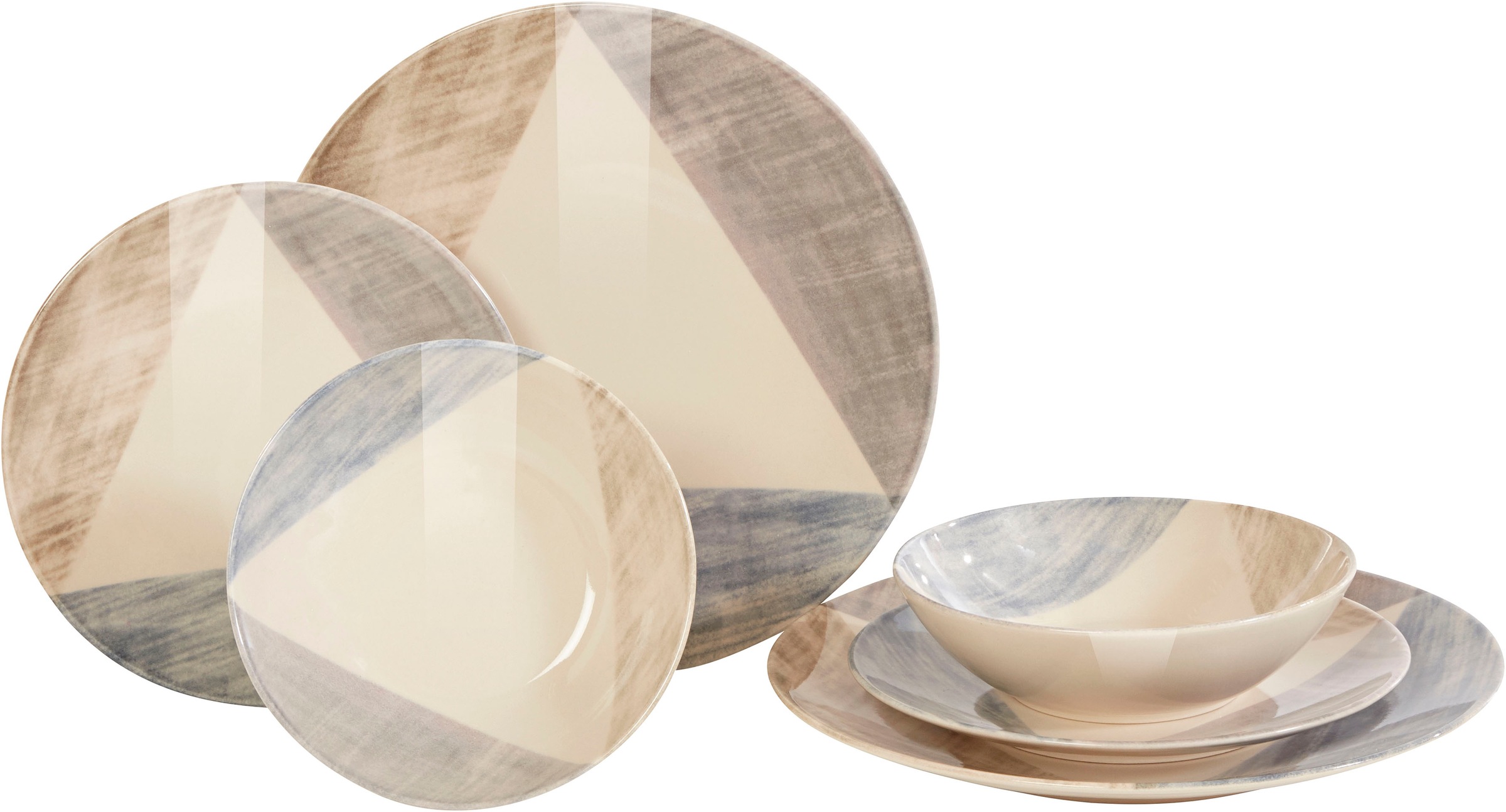 Image of LeGer Home by Lena Gercke Tafelservice »Oliv«, (Set, 12 tlg.), graphisches Dekor bei Ackermann Versand Schweiz