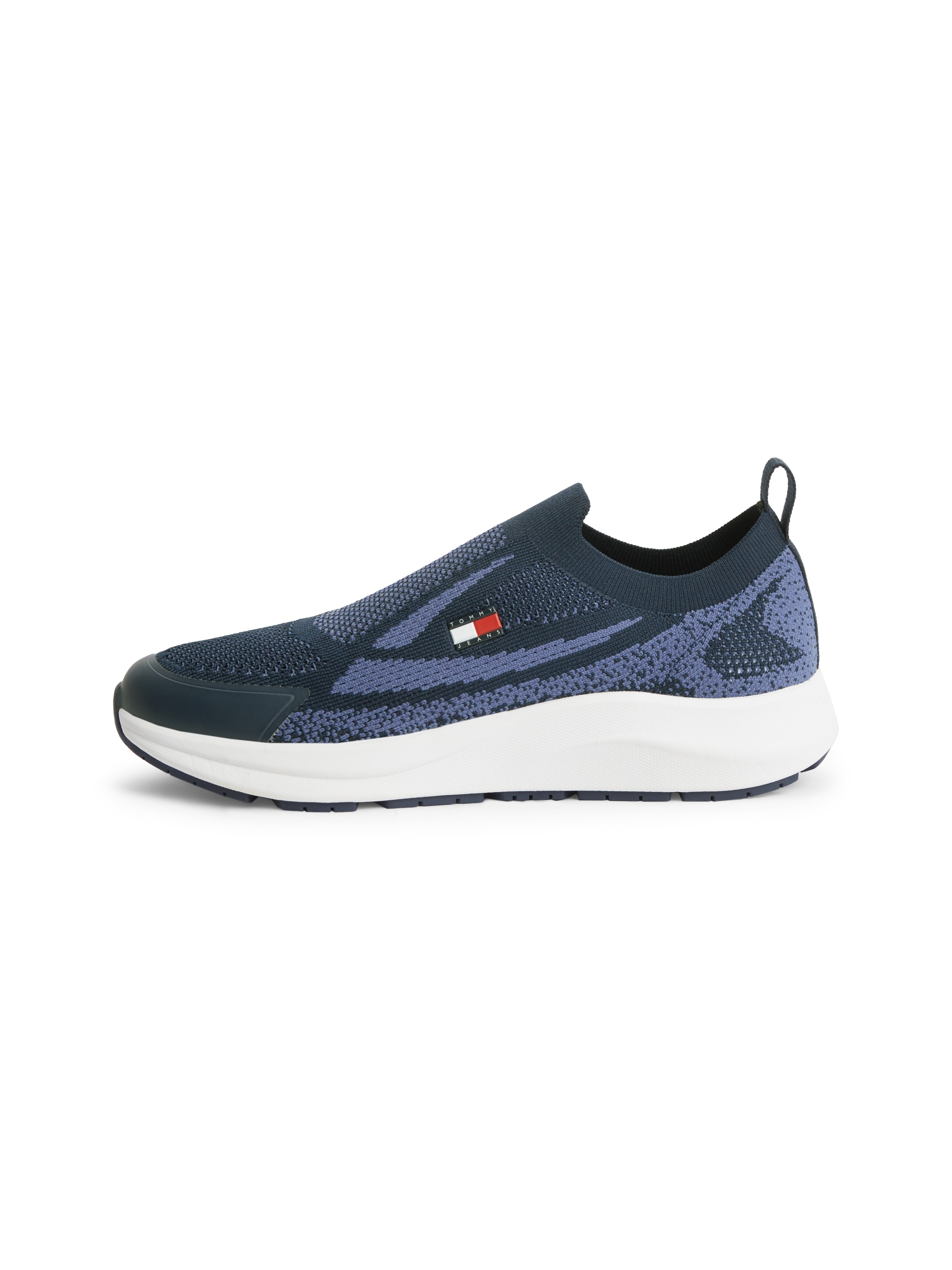 Tommy Jeans Slip-On Sneaker »TJM KNITTED RUNNER«  Slipper, Halbschuh, Schlupfschuh mit Kontrastbesätzen