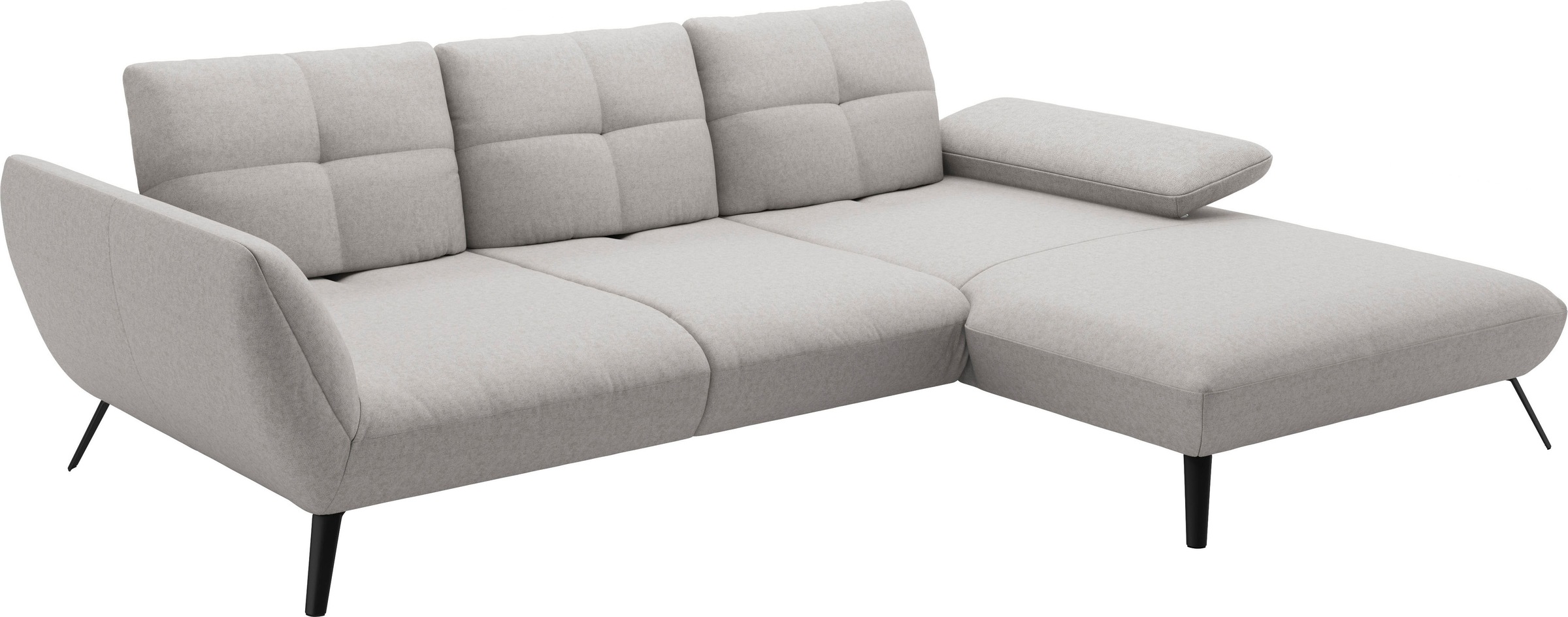 Places of Style Ecksofa »Mikado L-Form«, inkl. Sitztiefenverstellung und Armteilverstellung