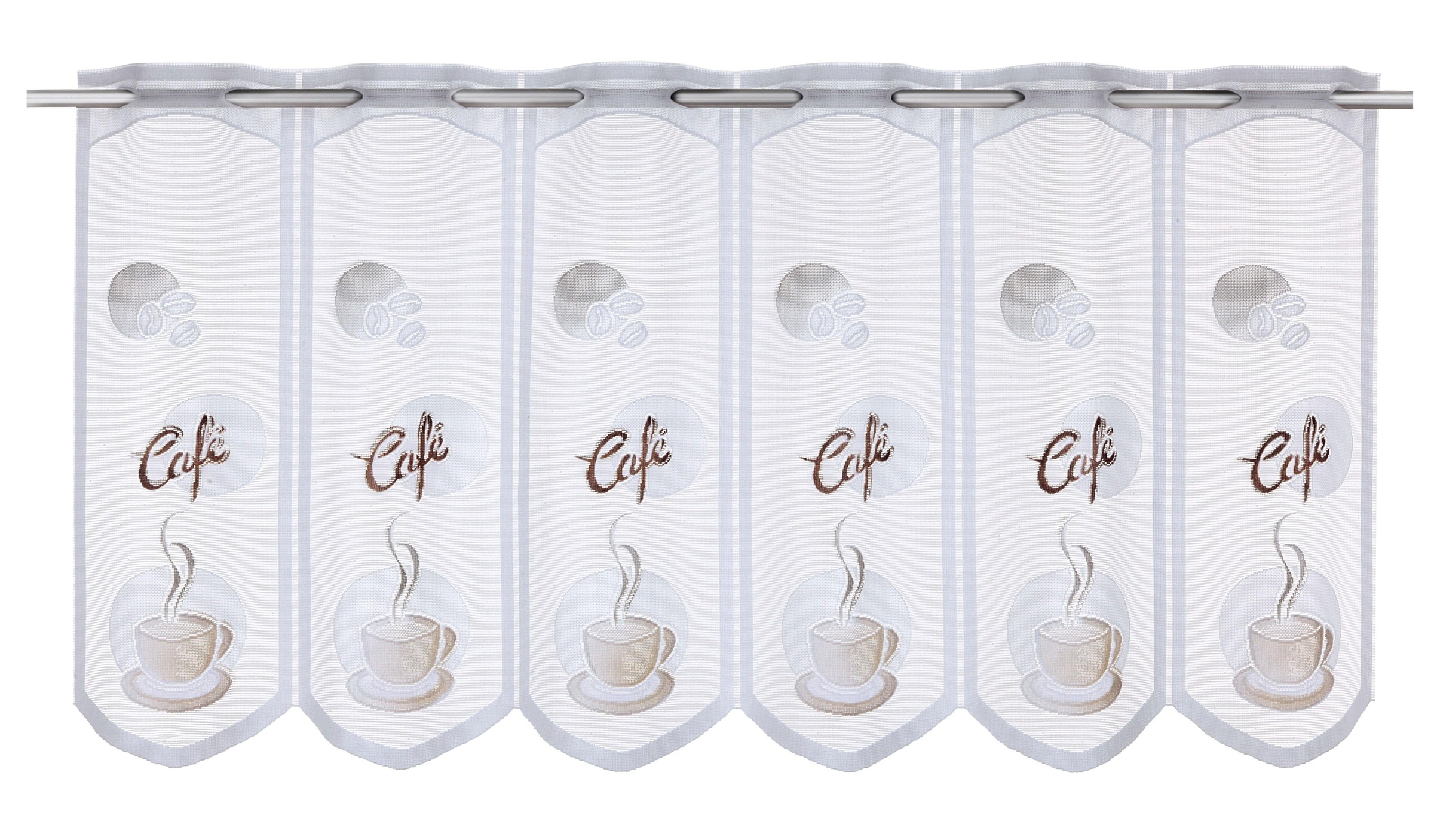 Image of WILLKOMMEN ZUHAUSE by ALBANI GROUP Panneaux »Café«, (1 St.), Jacquard-Lamellen-Pannaux bei Ackermann Versand Schweiz